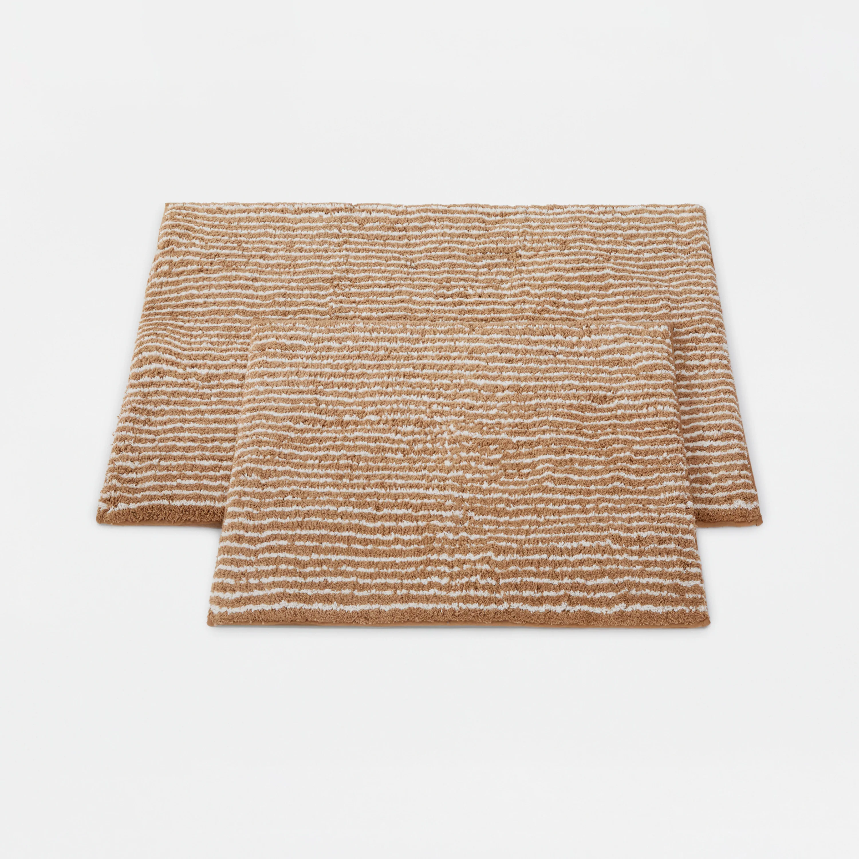100% Cotton Pin Striped Patterned Bath Mat - Image 14