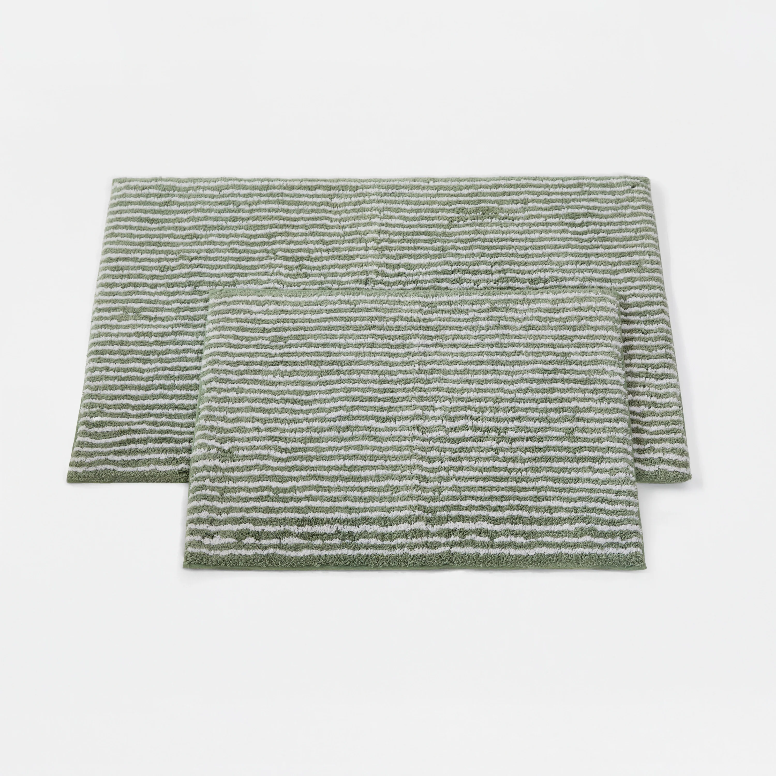 100% Cotton Pin Striped Patterned Bath Mat - Image 15