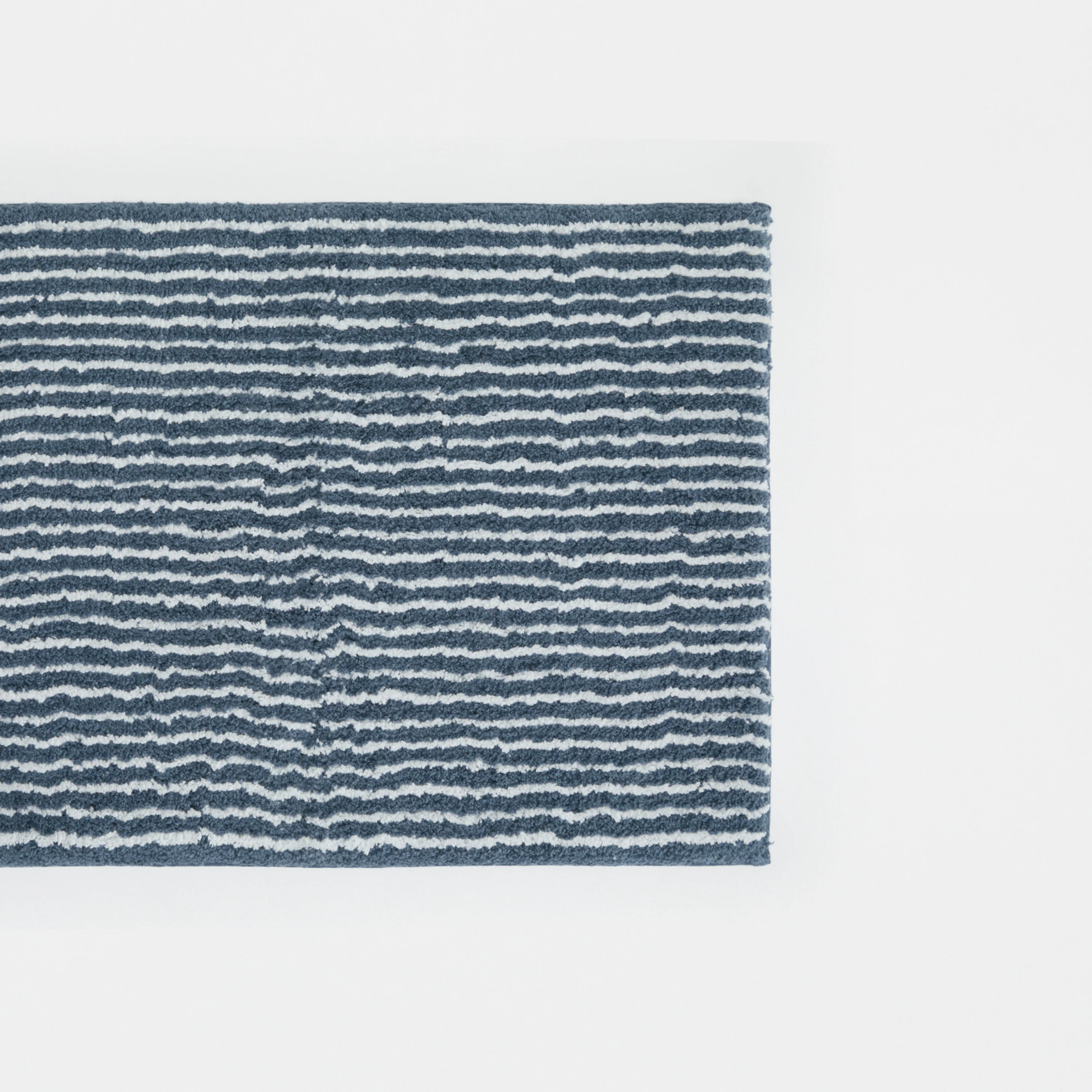 100% Cotton Pin Striped Patterned Bath Mat - Image 30