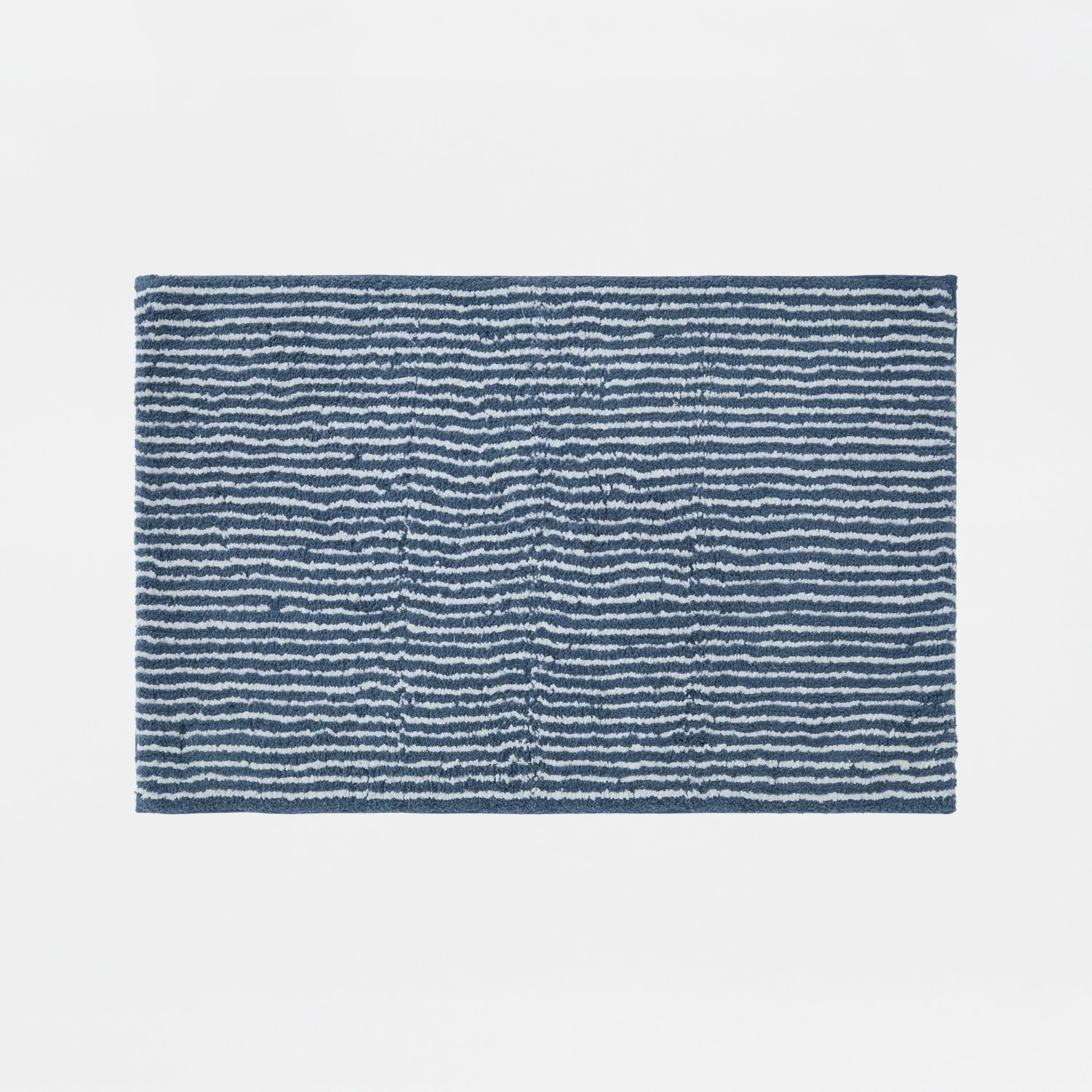 100% Cotton Pin Striped Patterned Bath Mat - Image 36
