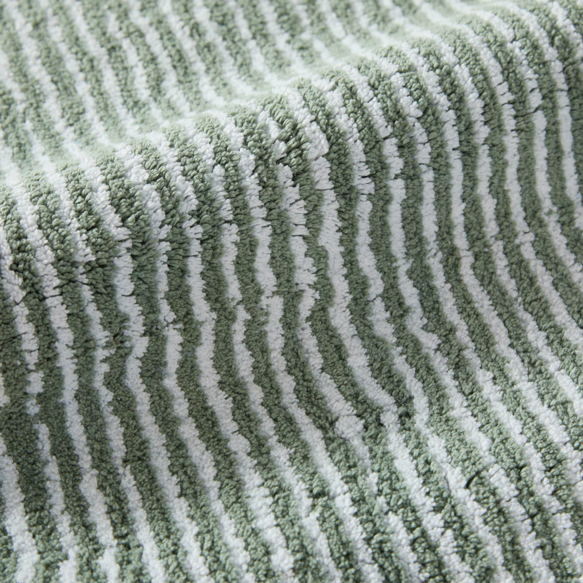 100% Cotton Pin Striped Patterned Bath Mat - Image 45
