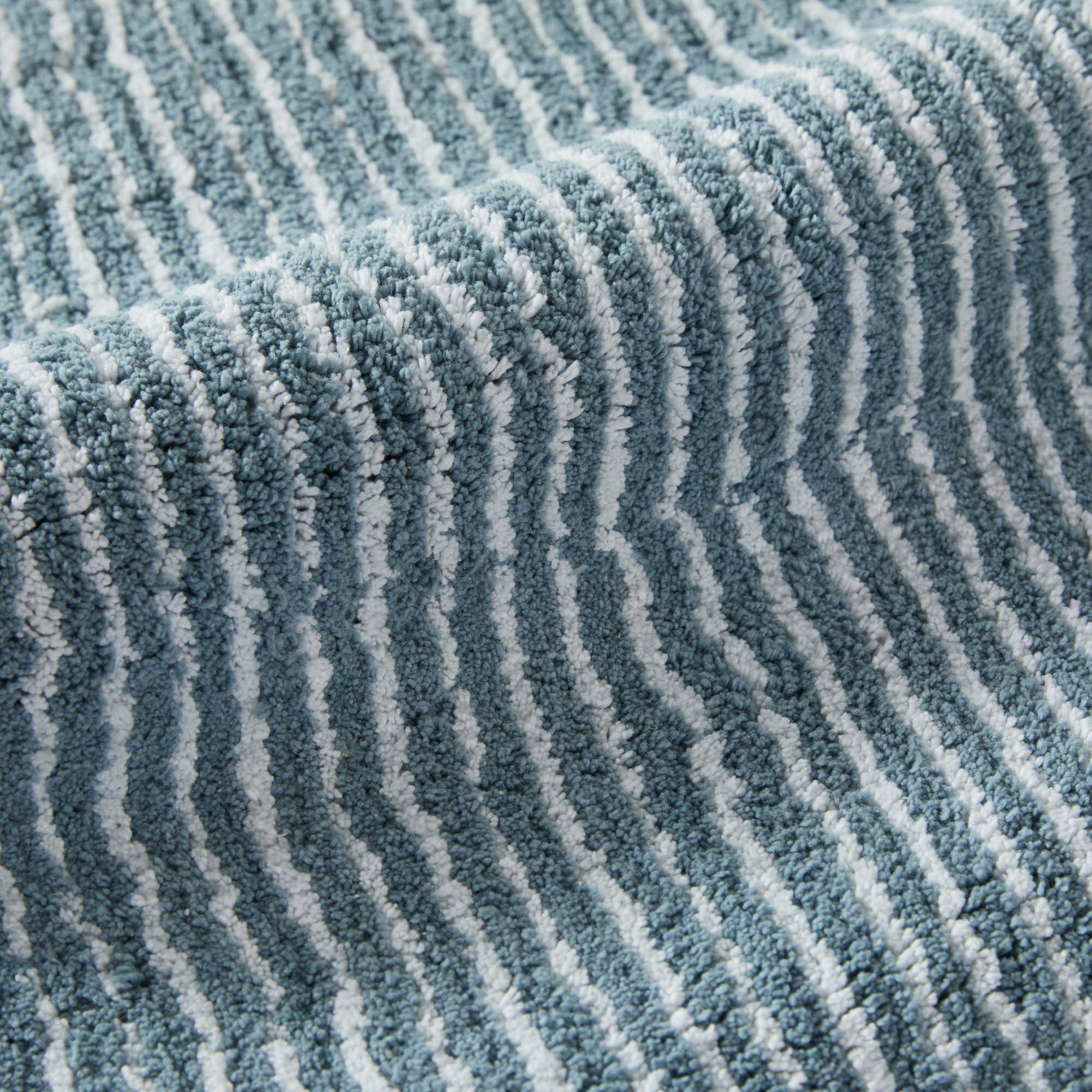 100% Cotton Pin Striped Patterned Bath Mat - Image 47