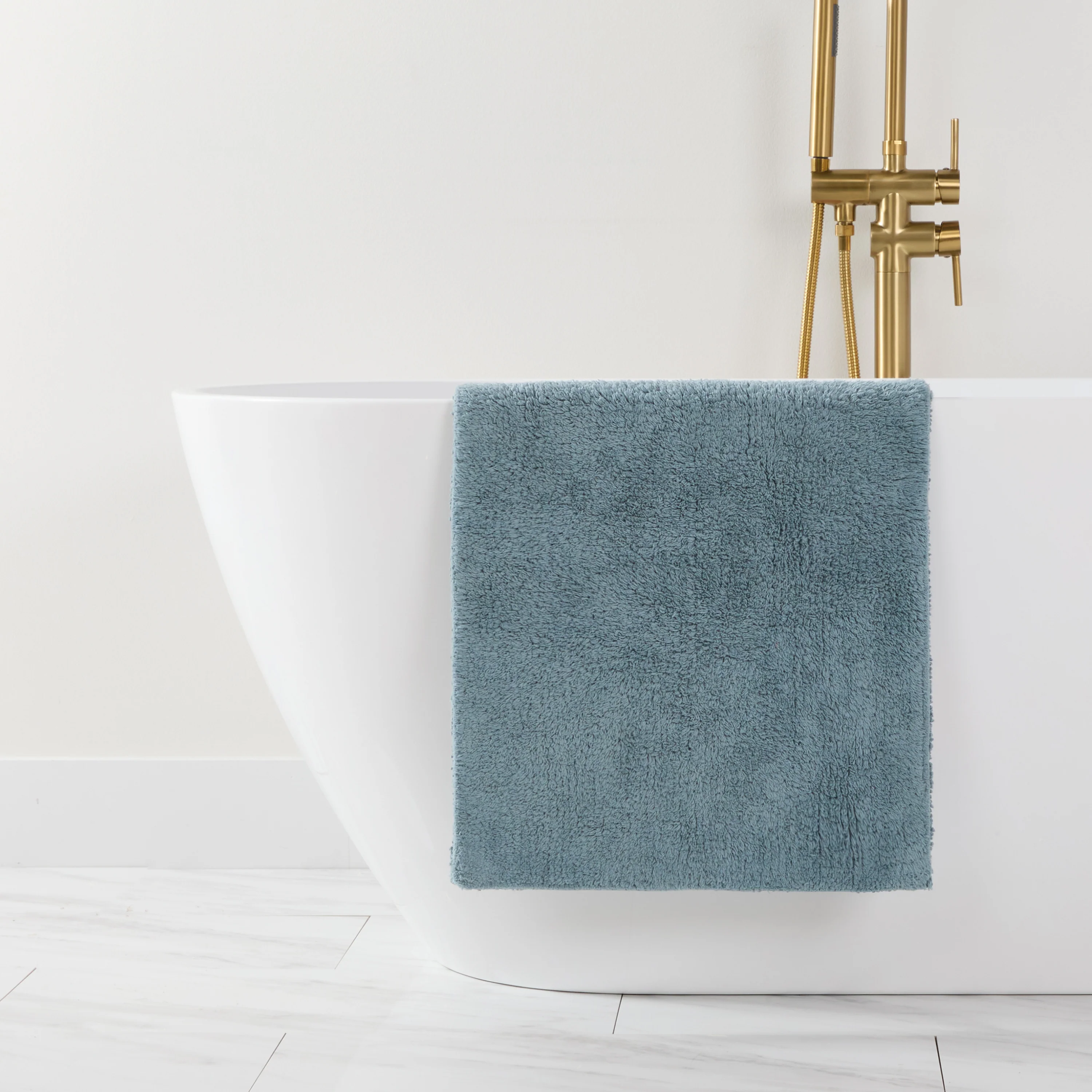 100% Cotton Plush & Loop Reversible Bath Mat - Image 11