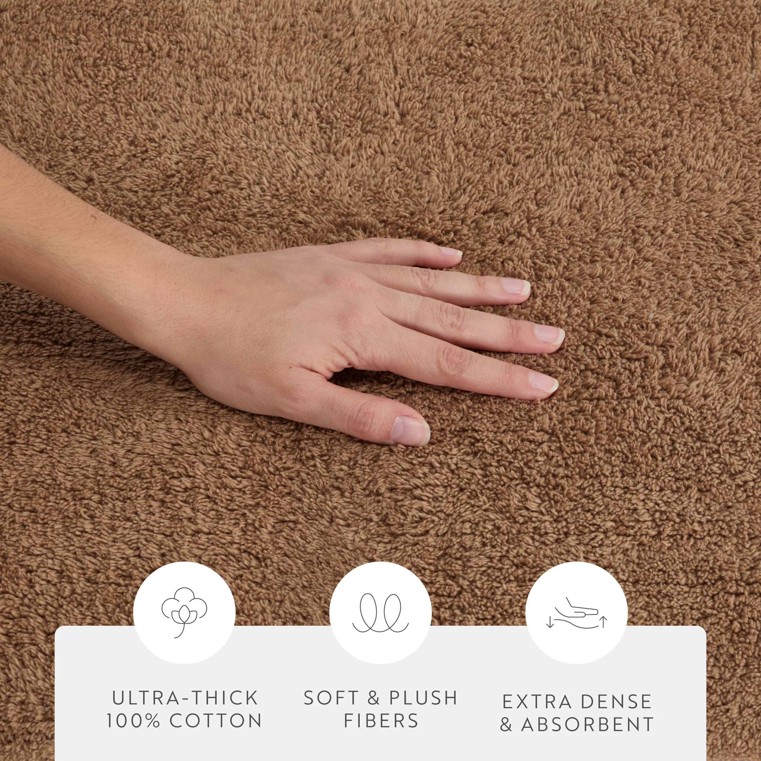 100% Cotton Plush & Loop Reversible Bath Mat - Image 121