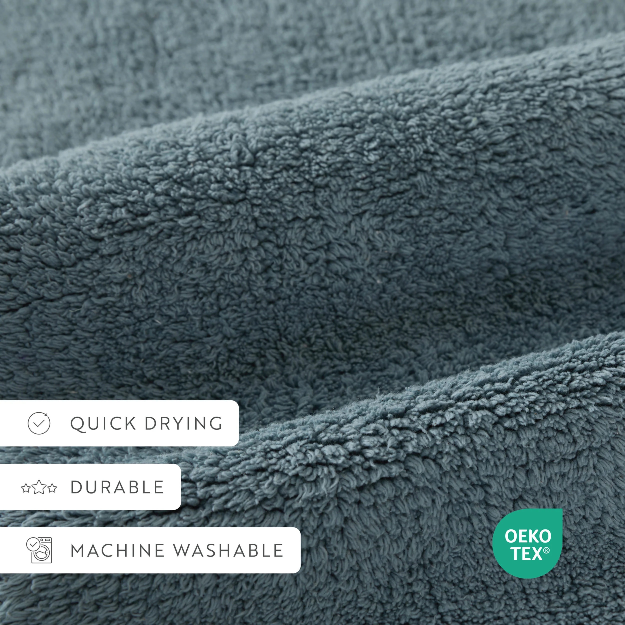 100% Cotton Plush & Loop Reversible Bath Mat - Image 128