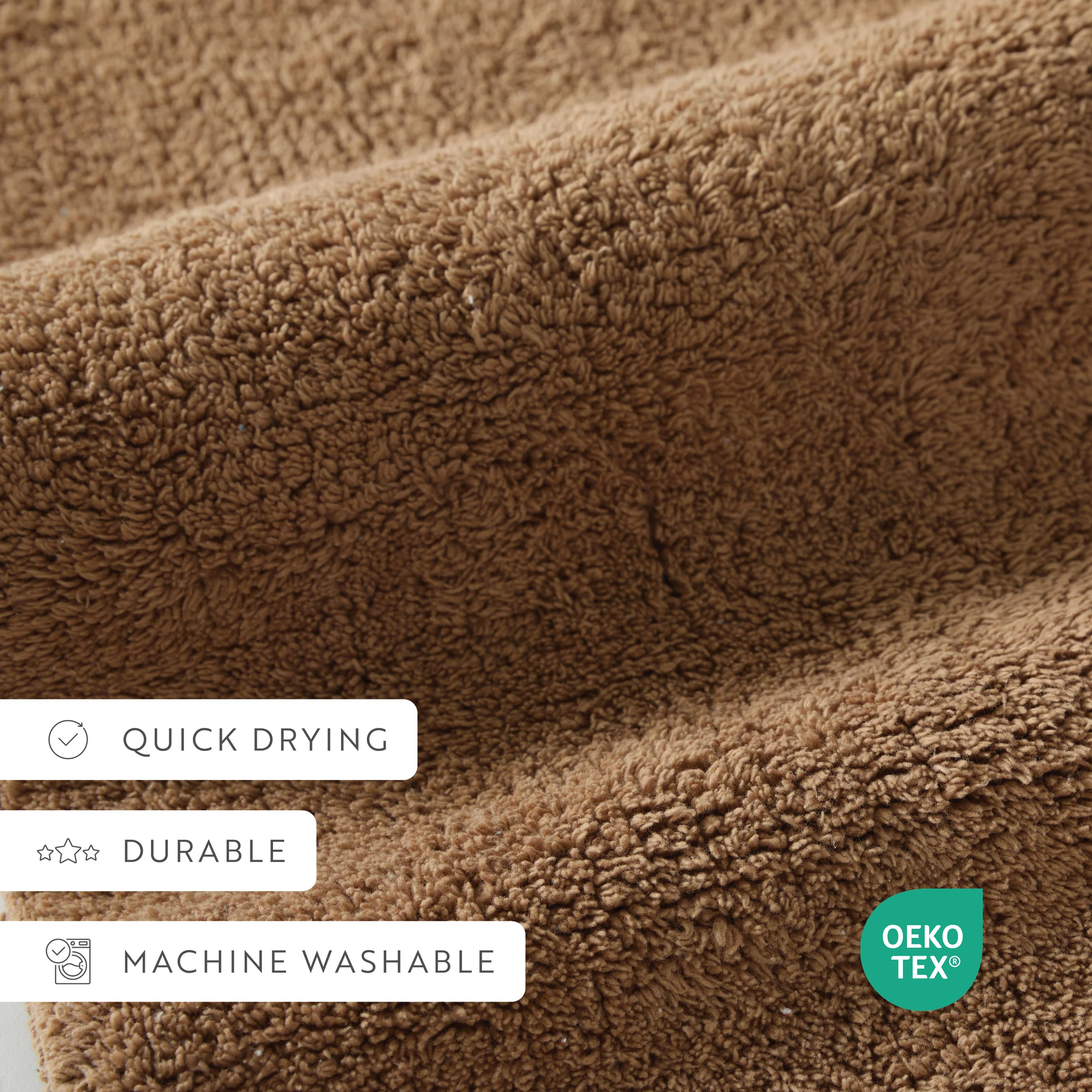 100% Cotton Plush & Loop Reversible Bath Mat - Image 130