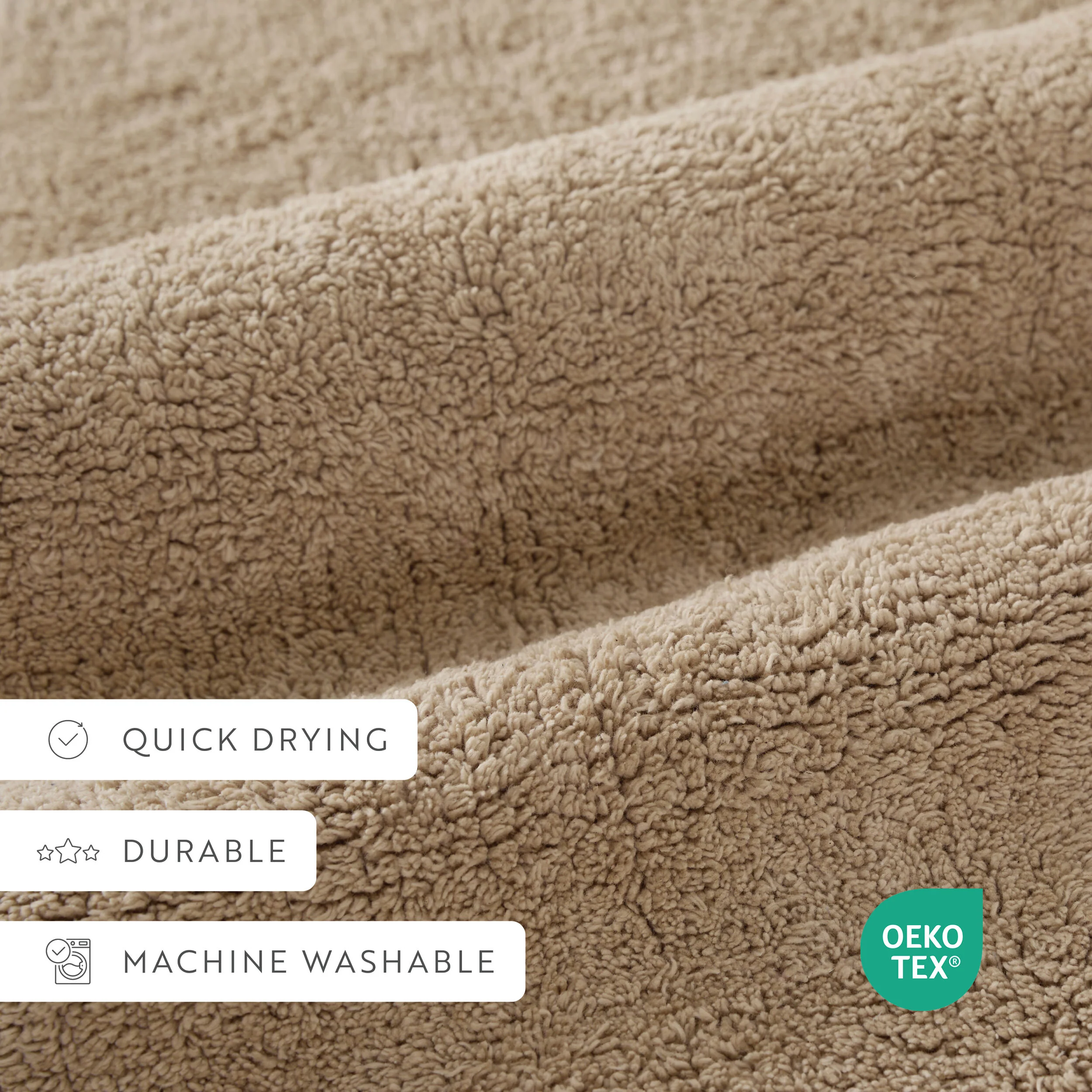 100% Cotton Plush & Loop Reversible Bath Mat - Image 133