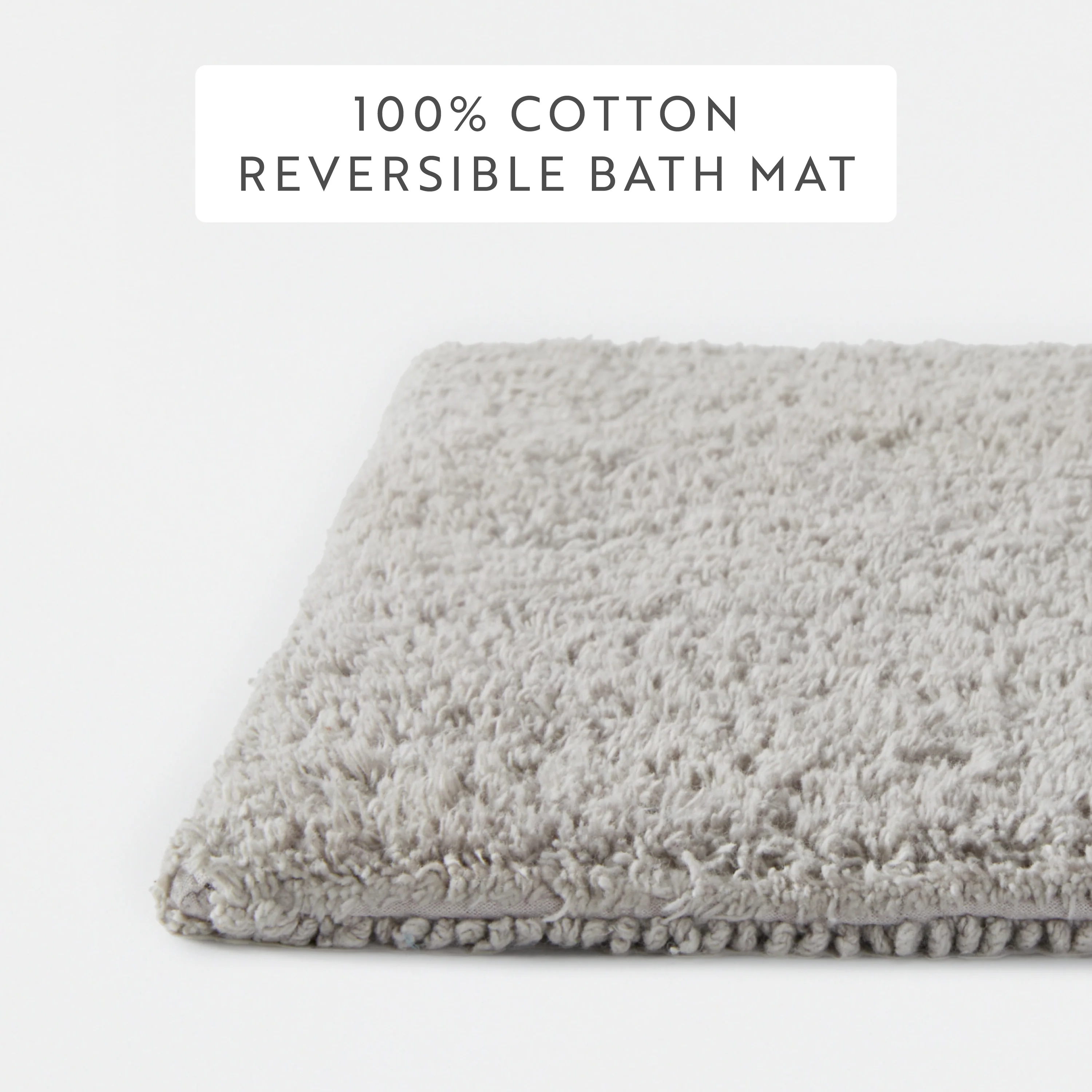 100% Cotton Plush & Loop Reversible Bath Mat - Image 138