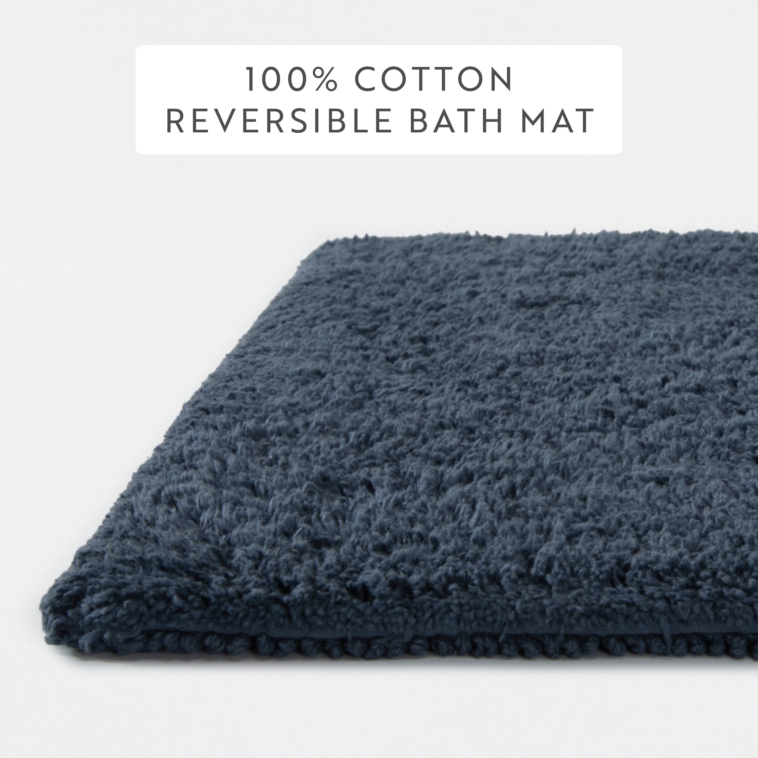 100% Cotton Plush & Loop Reversible Bath Mat - Image 141