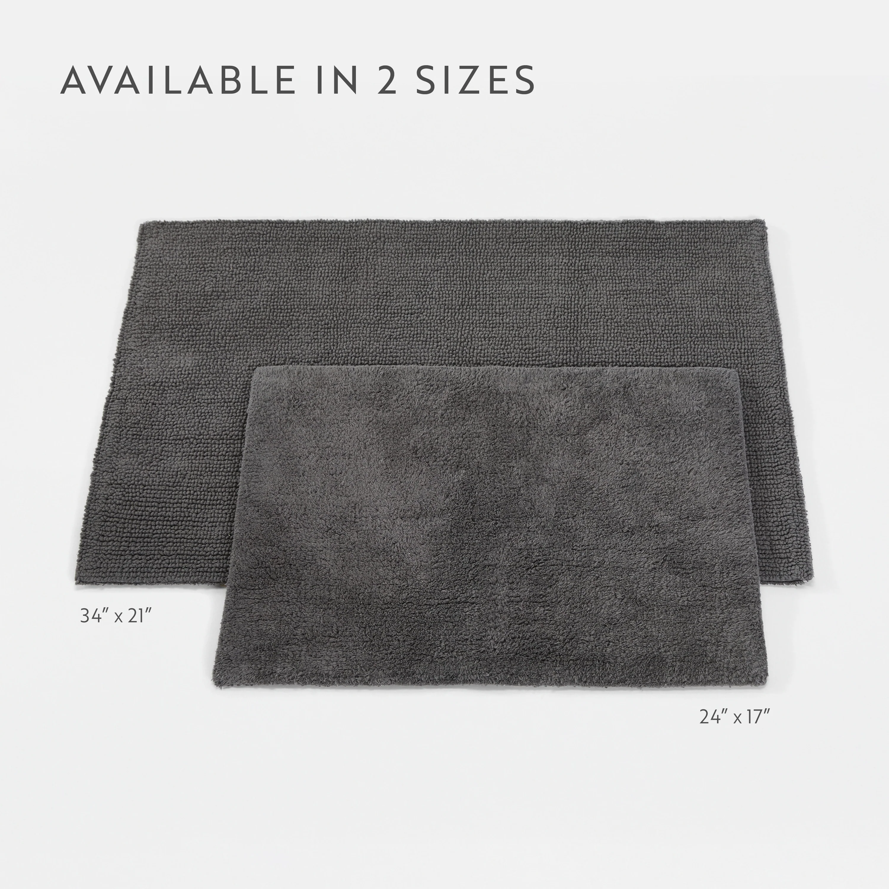 100% Cotton Plush & Loop Reversible Bath Mat - Image 163