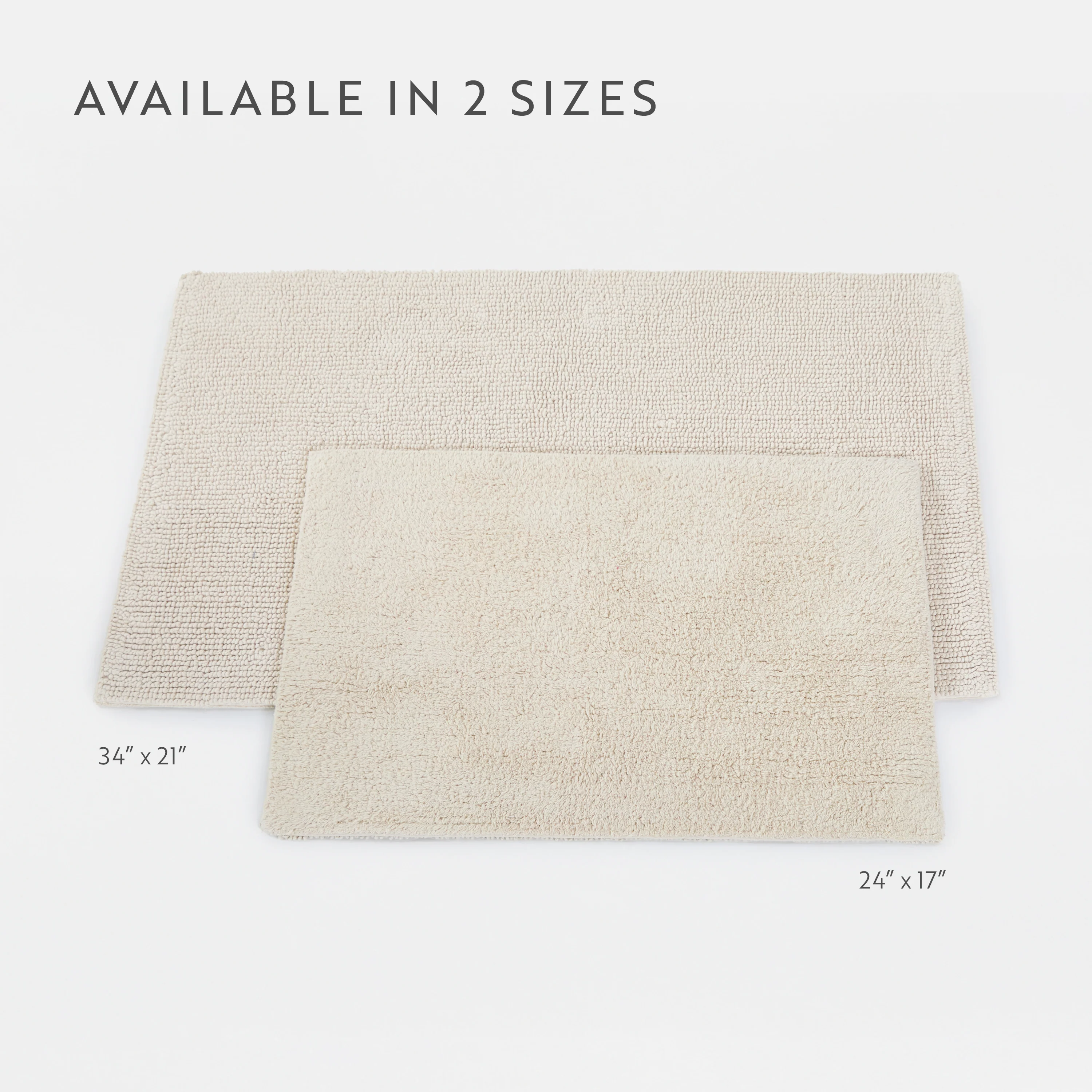 100% Cotton Plush & Loop Reversible Bath Mat - Image 167