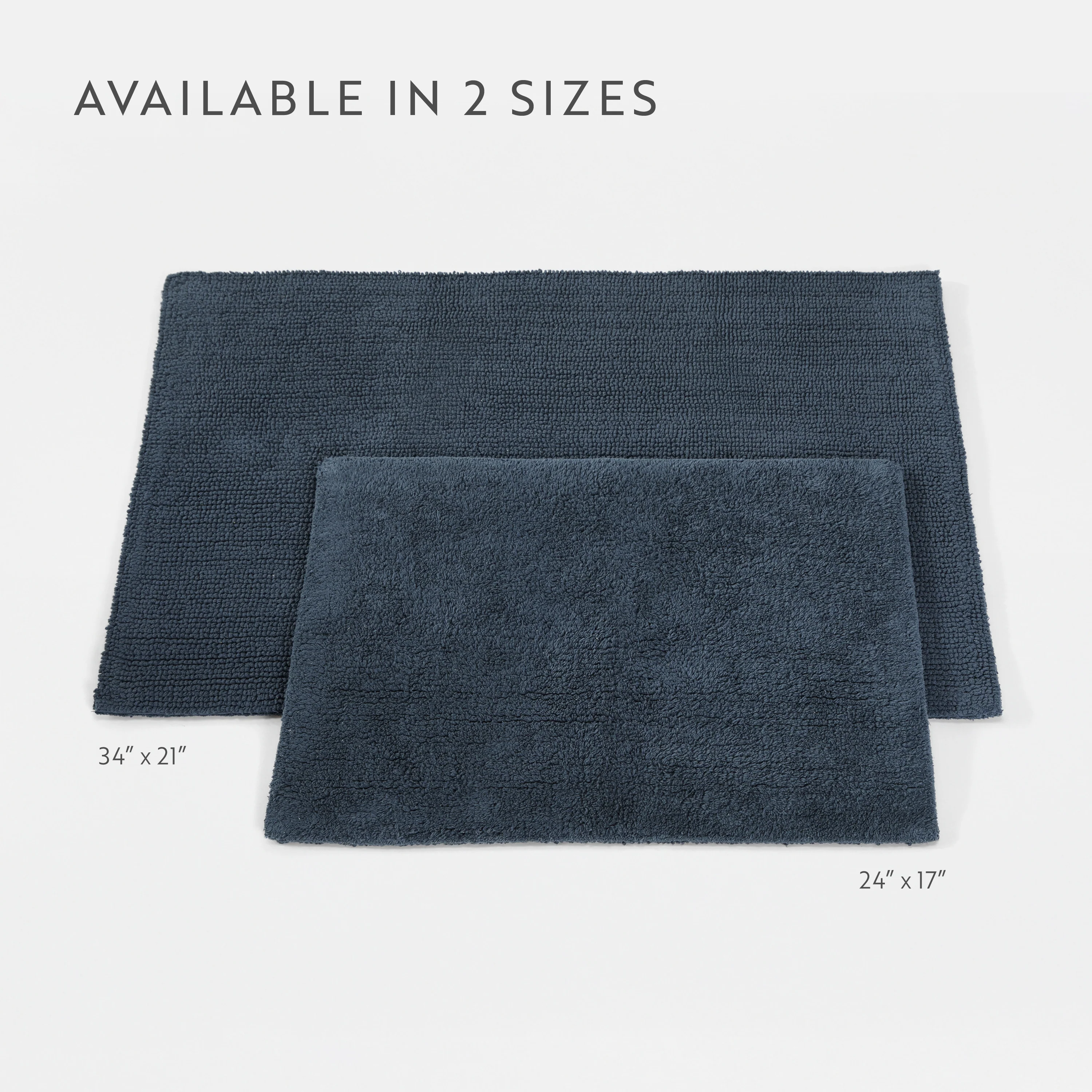 100% Cotton Plush & Loop Reversible Bath Mat - Image 168