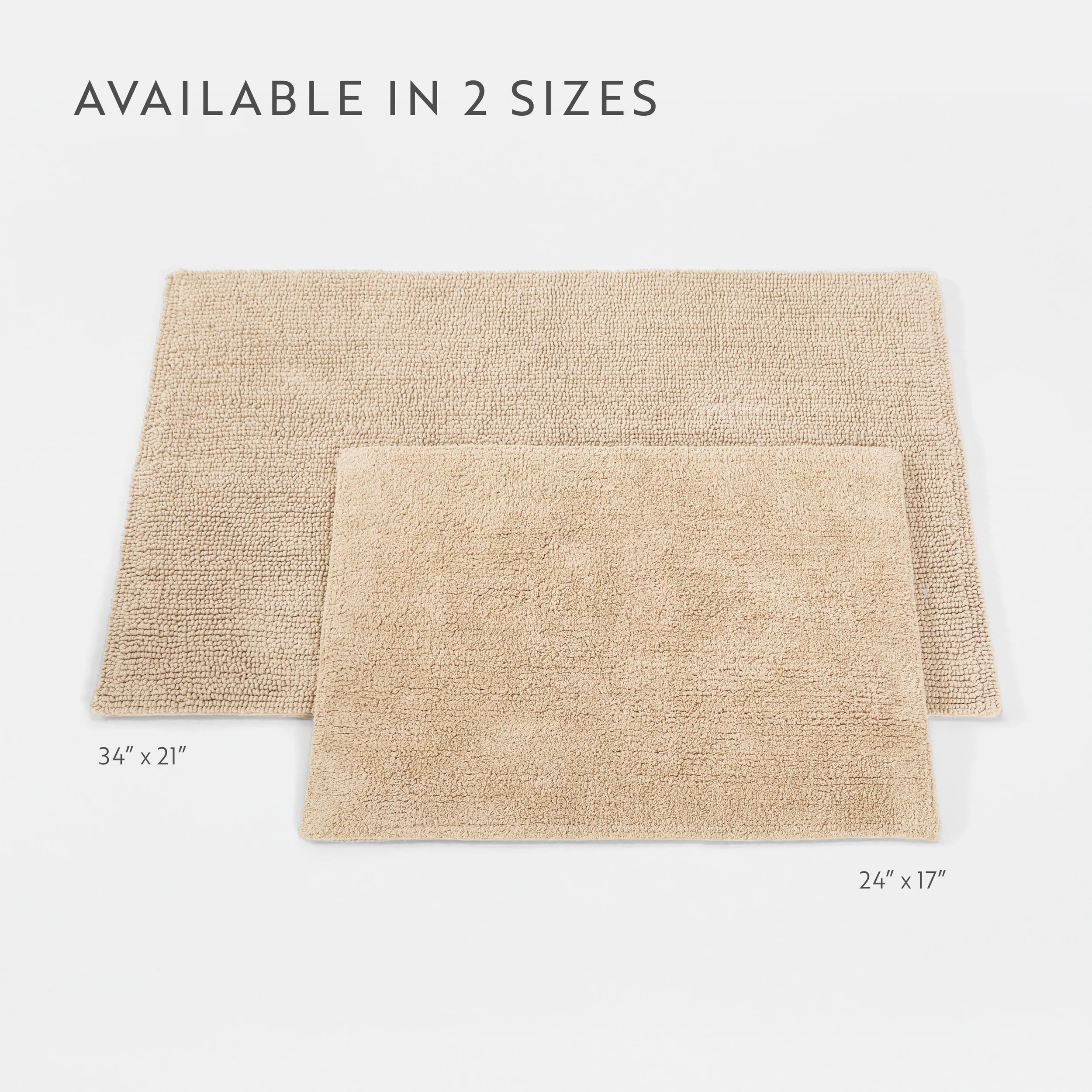 100% Cotton Plush & Loop Reversible Bath Mat - Image 170