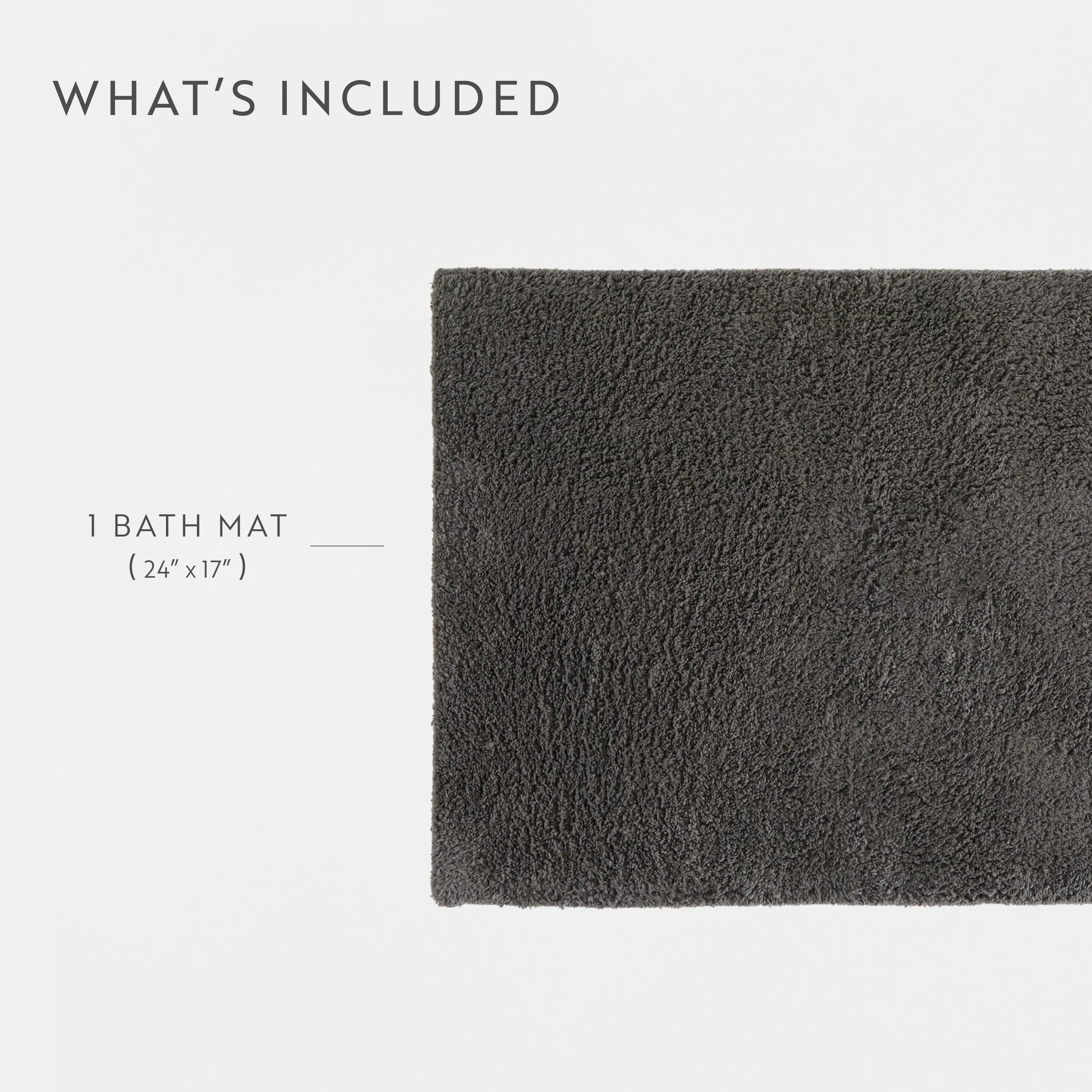 100% Cotton Plush & Loop Reversible Bath Mat - Image 172
