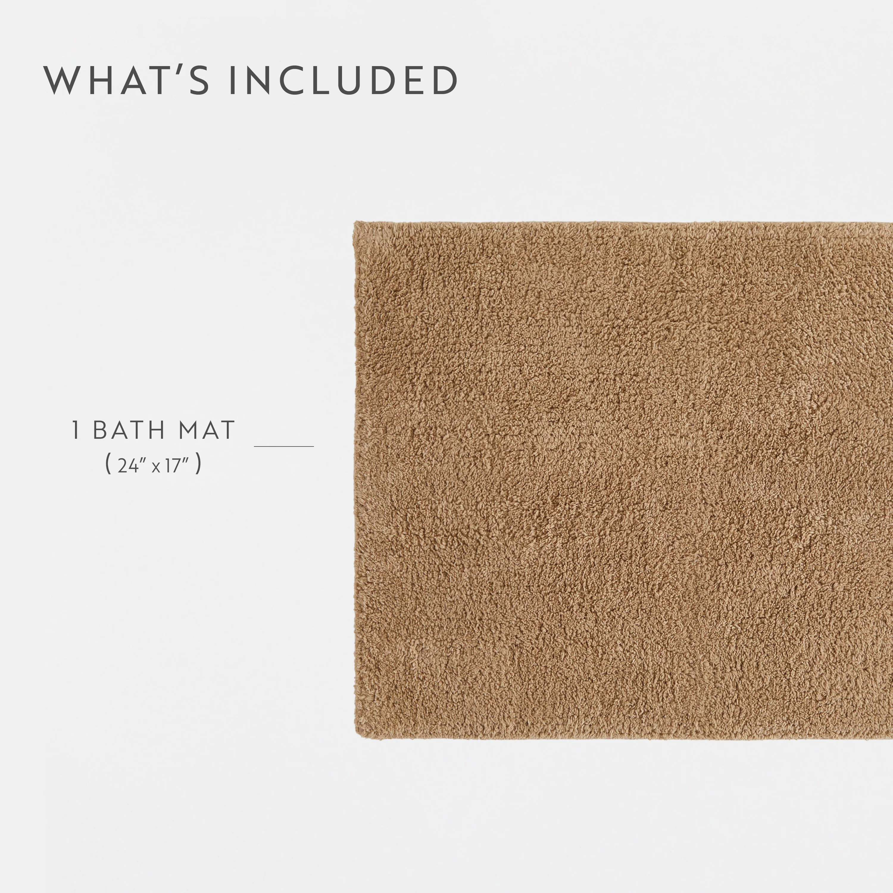 100% Cotton Plush & Loop Reversible Bath Mat - Image 175