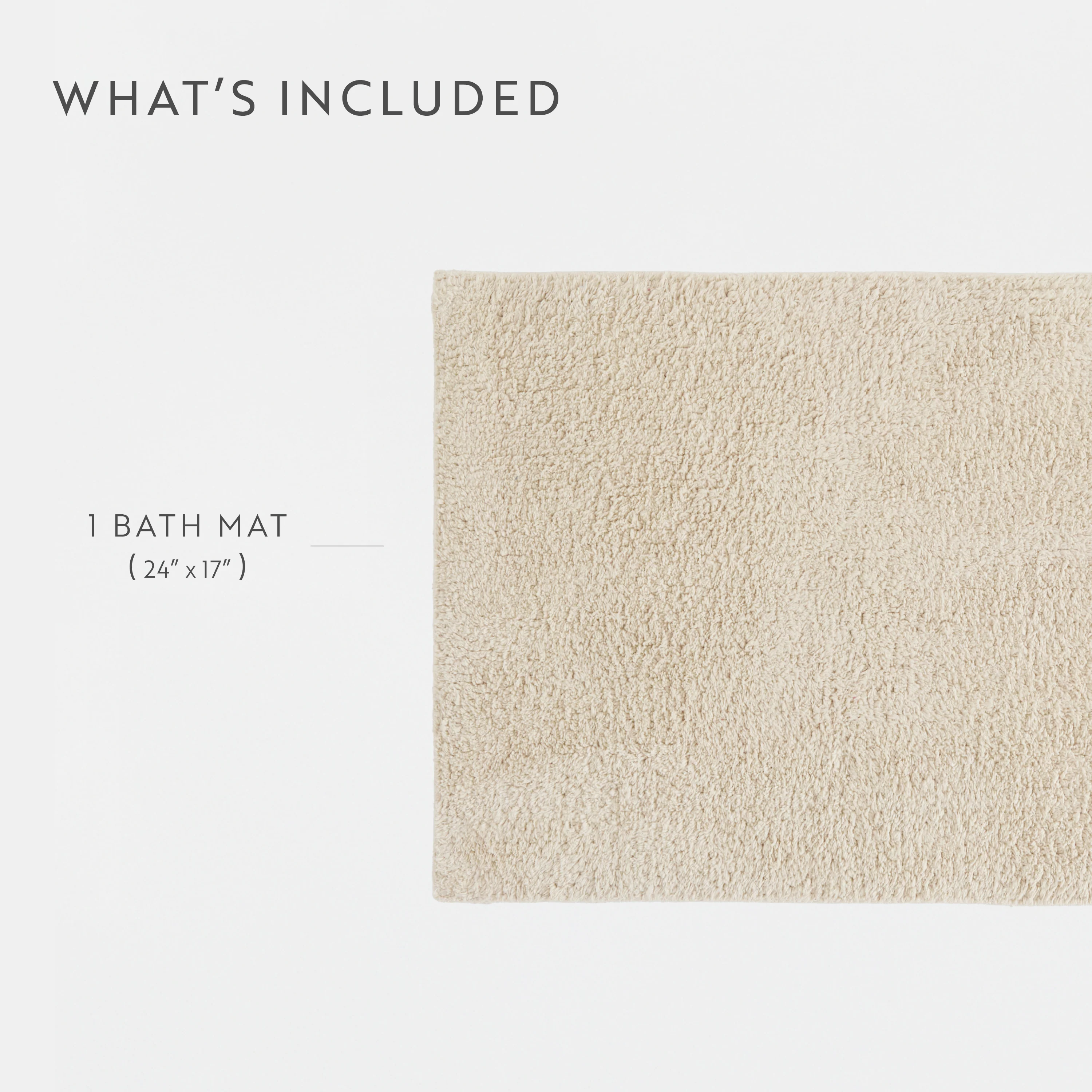100% Cotton Plush & Loop Reversible Bath Mat - Image 176