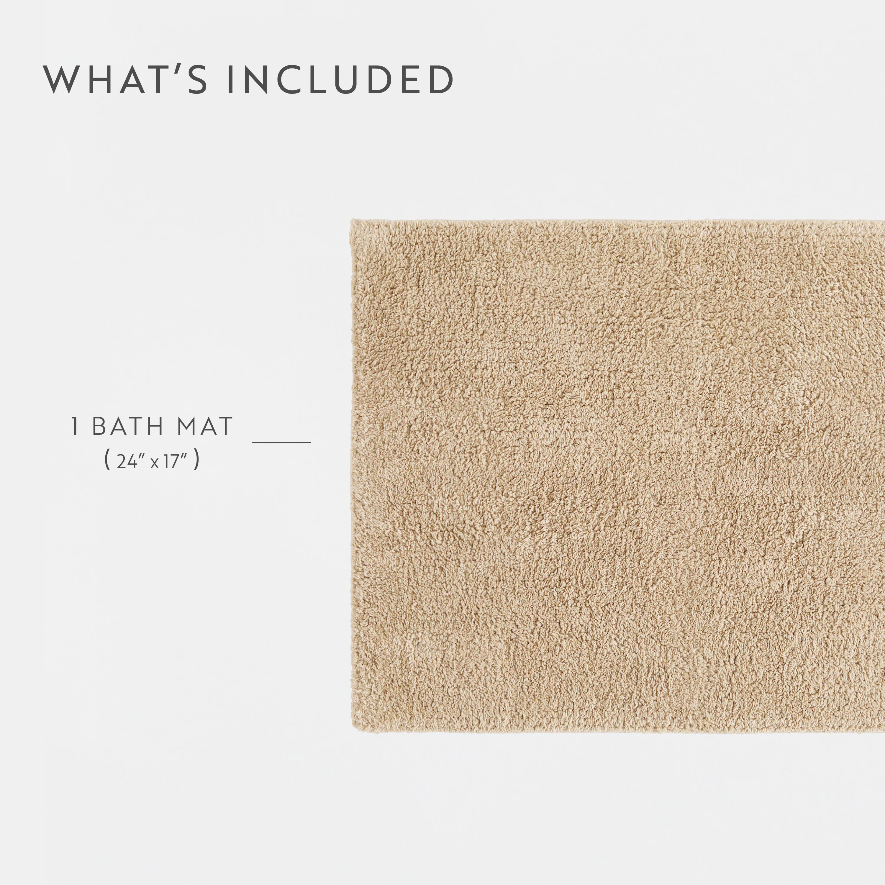 100% Cotton Plush & Loop Reversible Bath Mat - Image 179