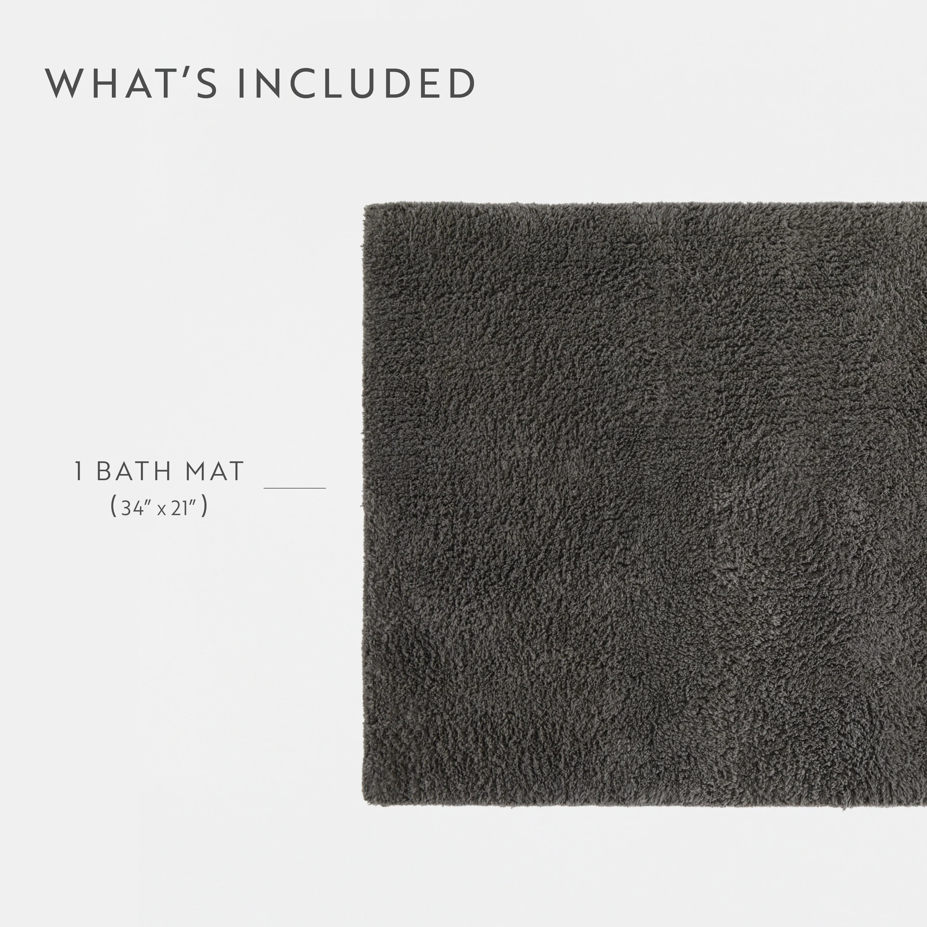 100% Cotton Plush & Loop Reversible Bath Mat - Image 181