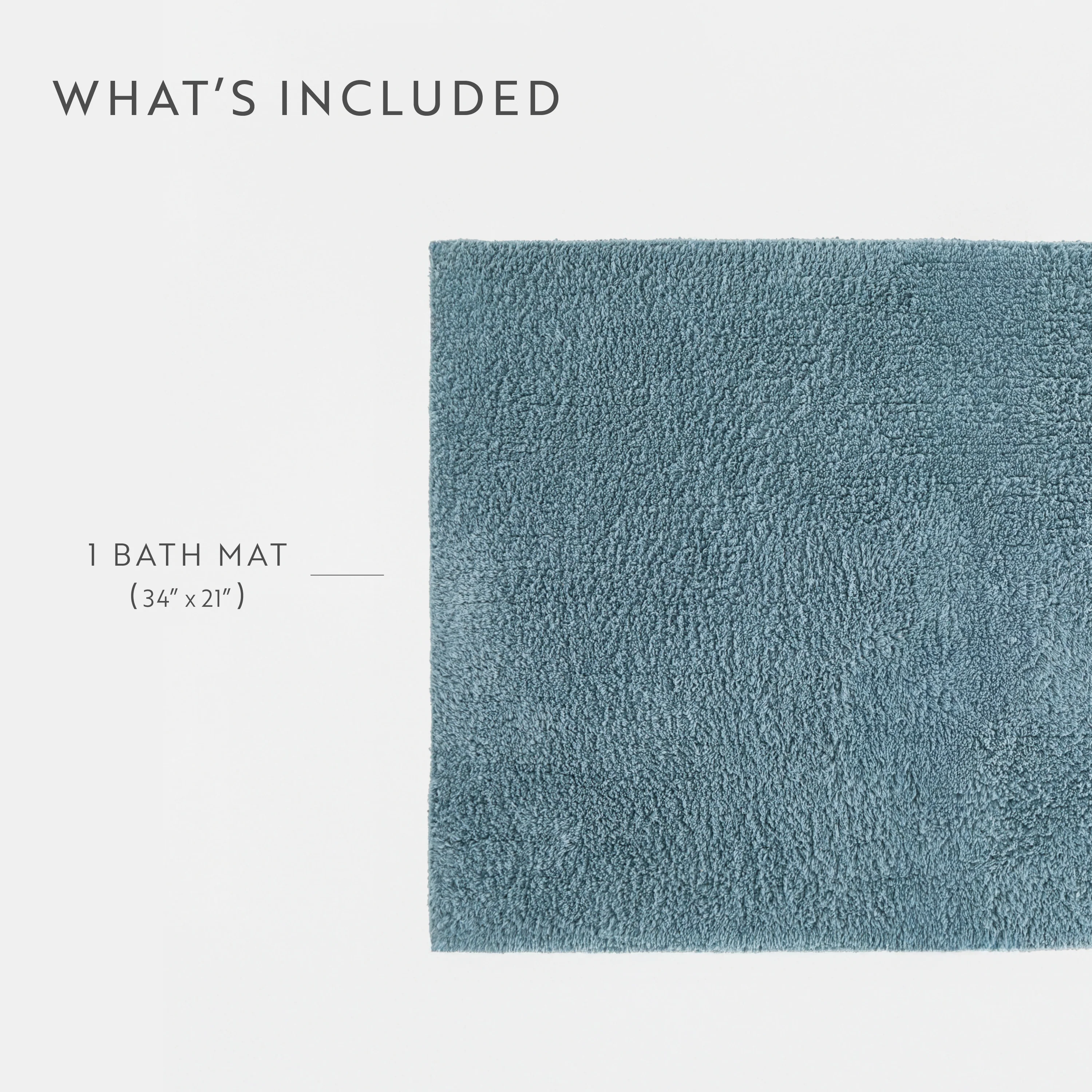 100% Cotton Plush & Loop Reversible Bath Mat - Image 182