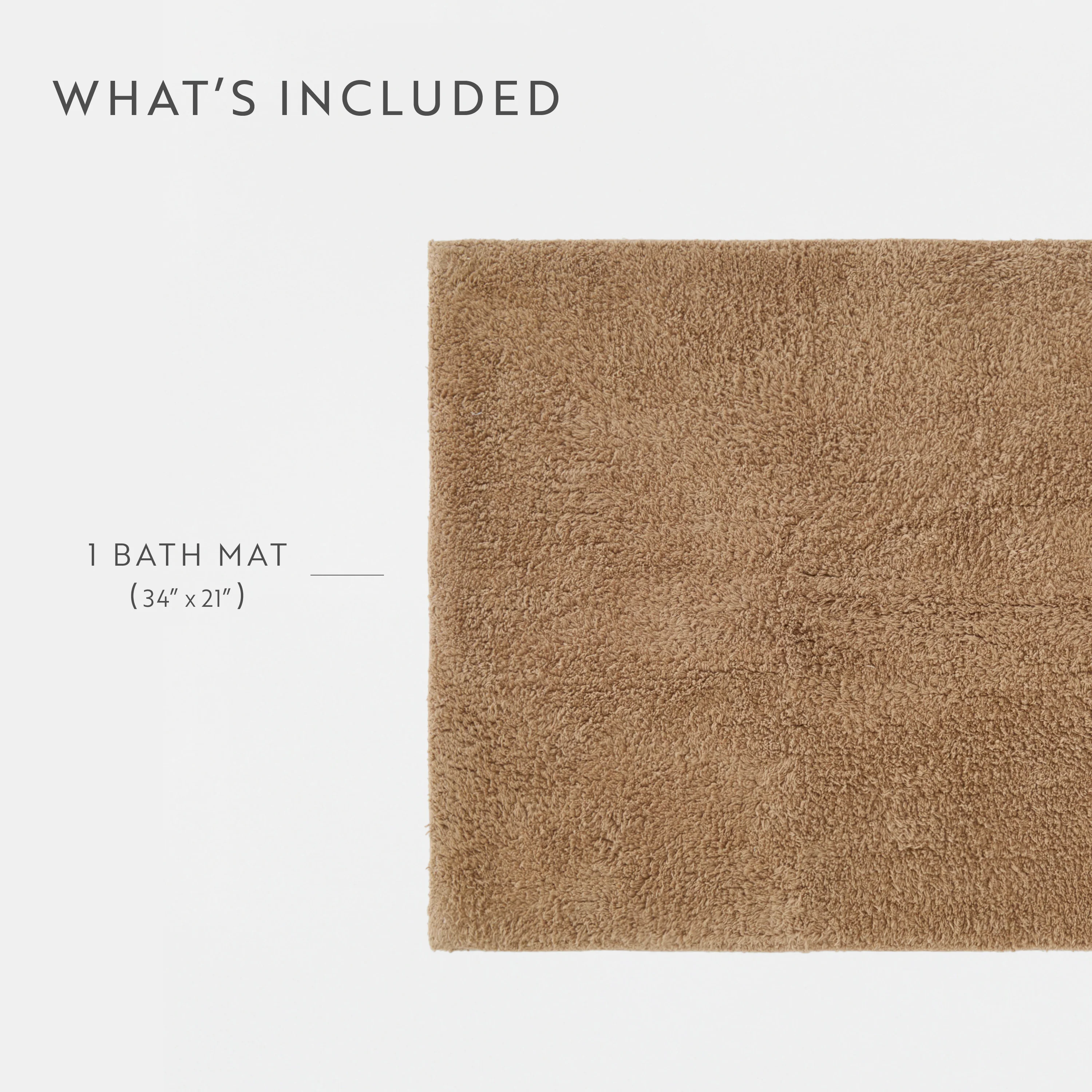 100% Cotton Plush & Loop Reversible Bath Mat - Image 184