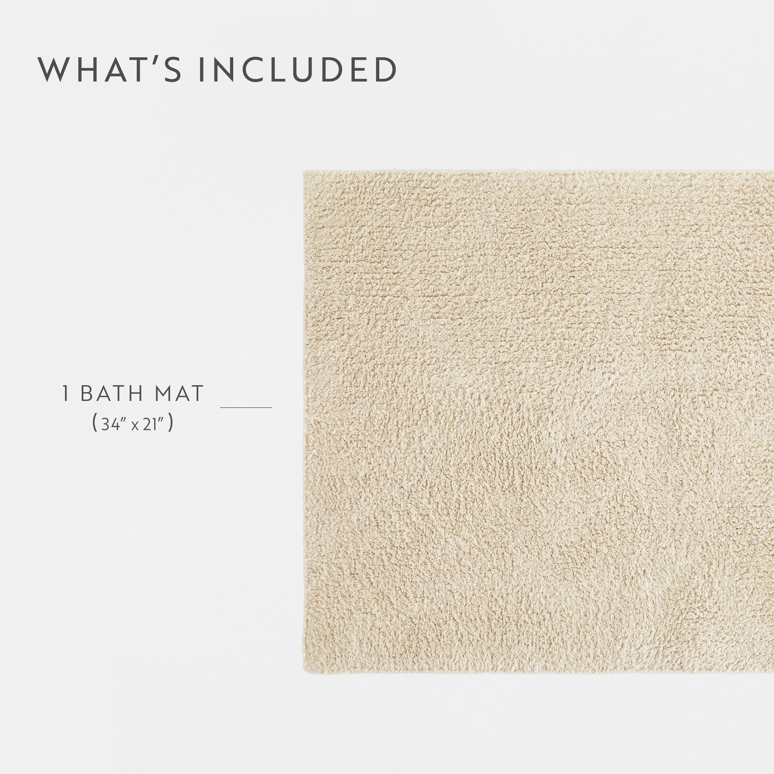 100% Cotton Plush & Loop Reversible Bath Mat - Image 185