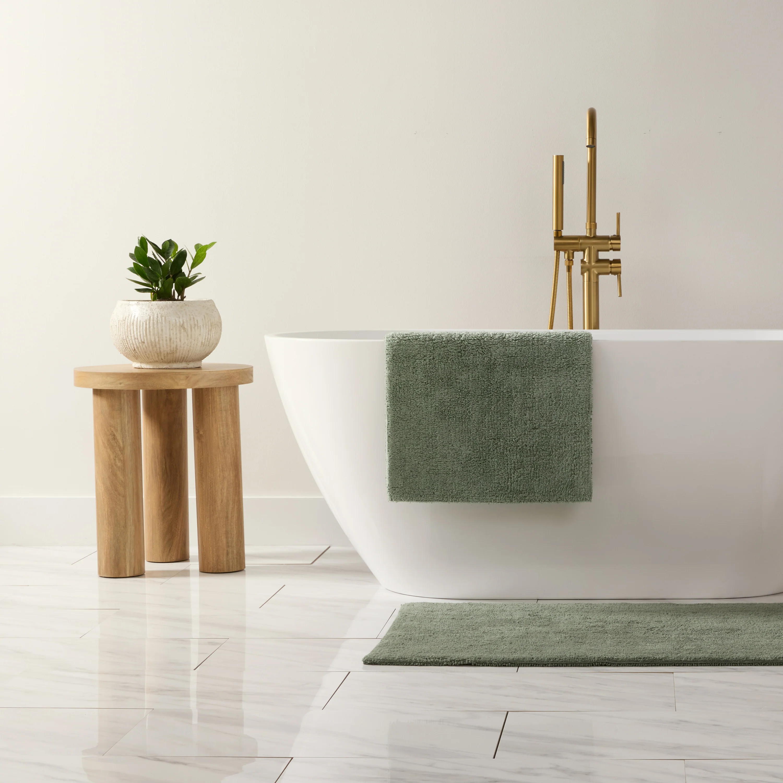 100% Cotton Plush & Loop Reversible Bath Mat - Image 7