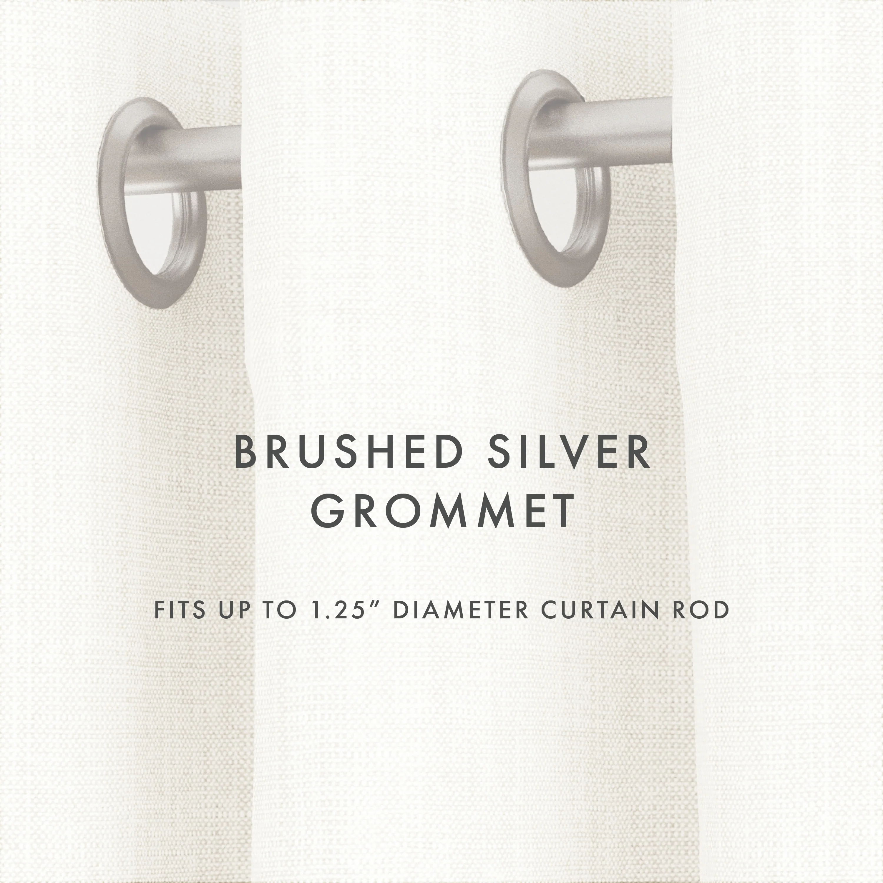 Total Blackout Linen Blend Grommet Curtains - Image 12