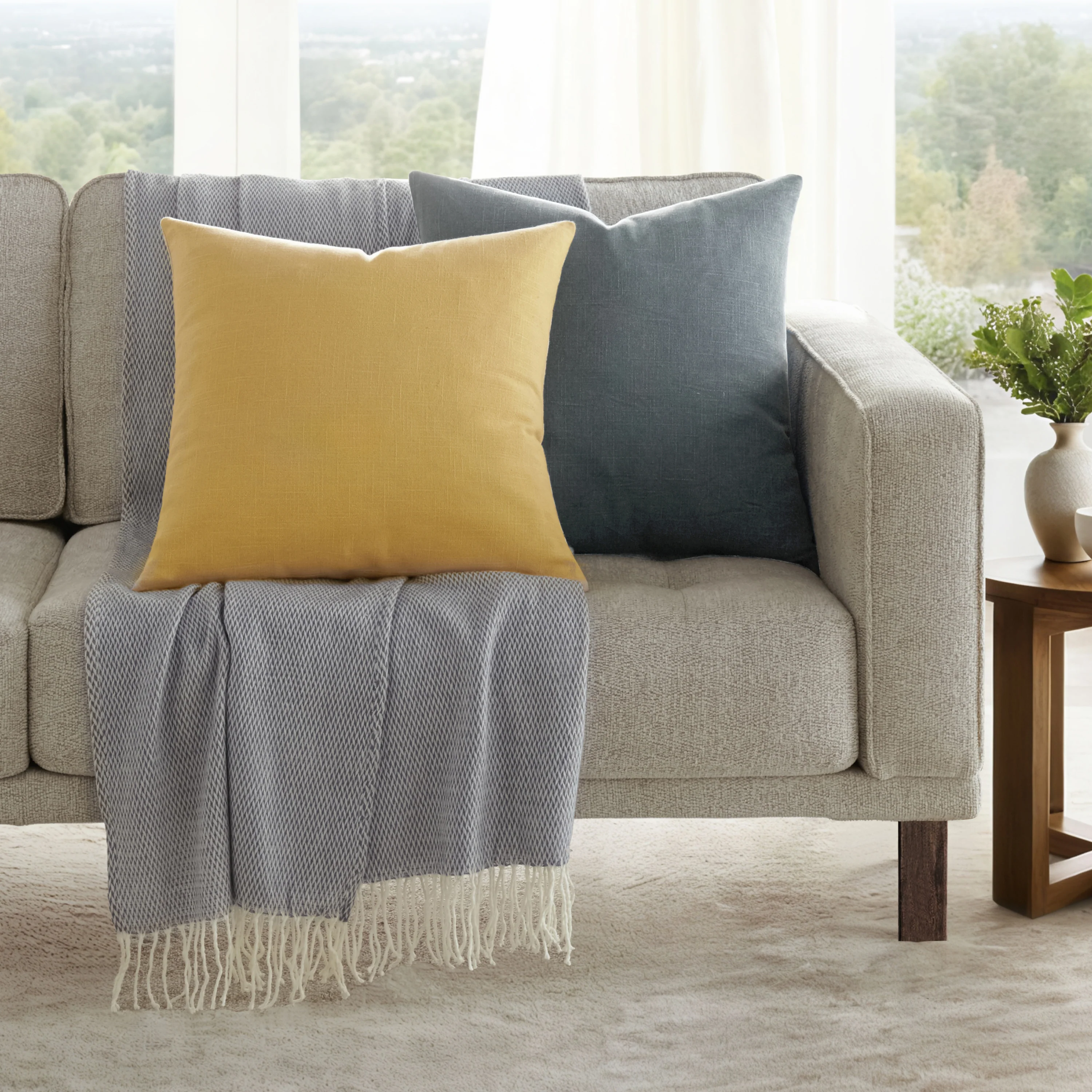 2-Pack Solid Décor Throw Pillows - Image 3
