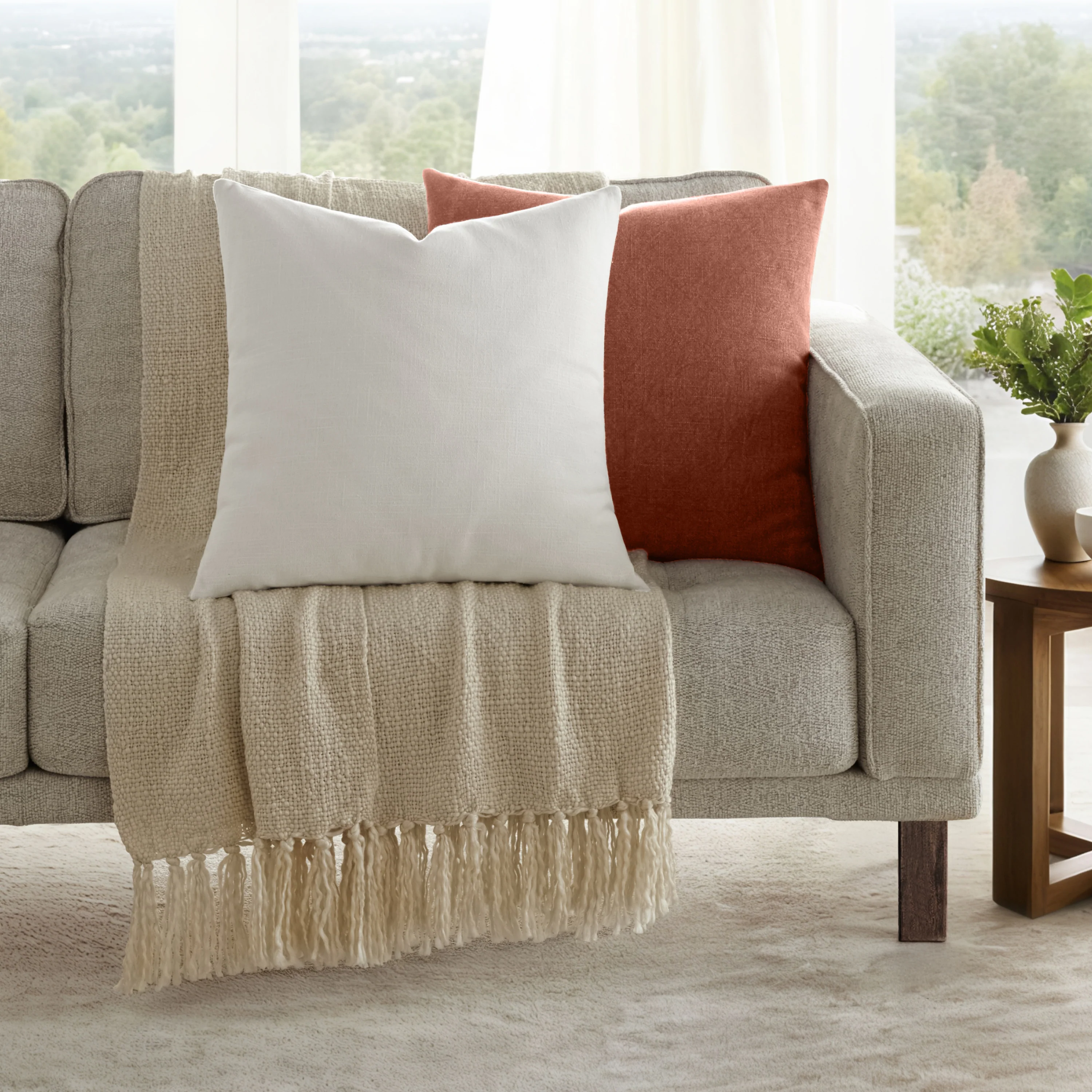 2-Pack Solid Décor Throw Pillows - Image 8