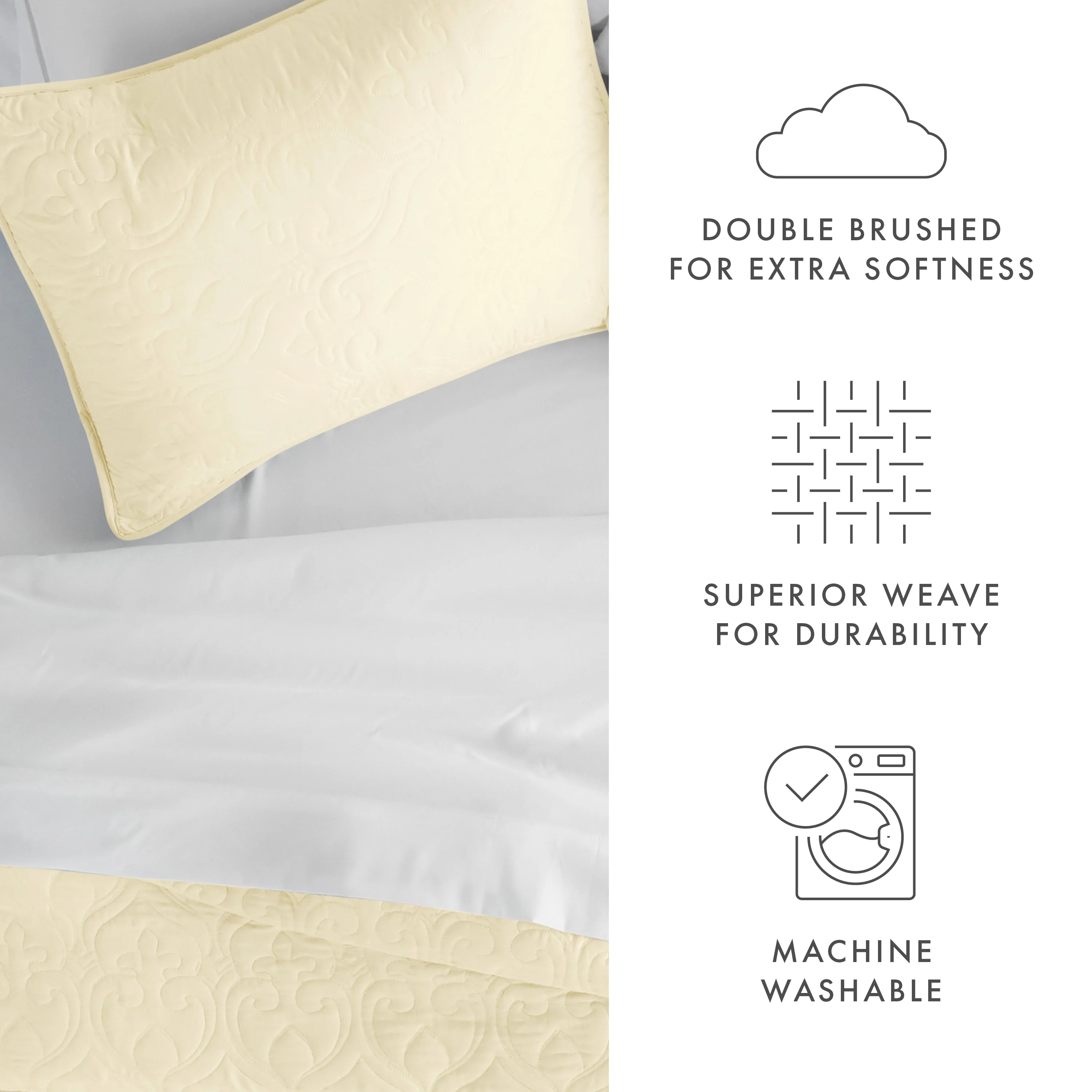 3-Piece Damask Quilted Coverlet Set - Image 21