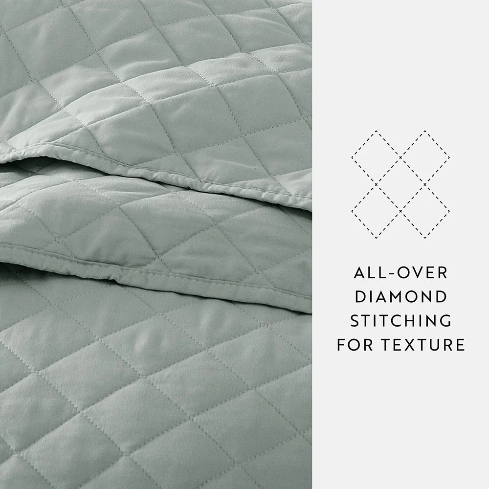 3-Piece Diamond Stitch Quilted Coverlet Set (Sale) - Image 53
