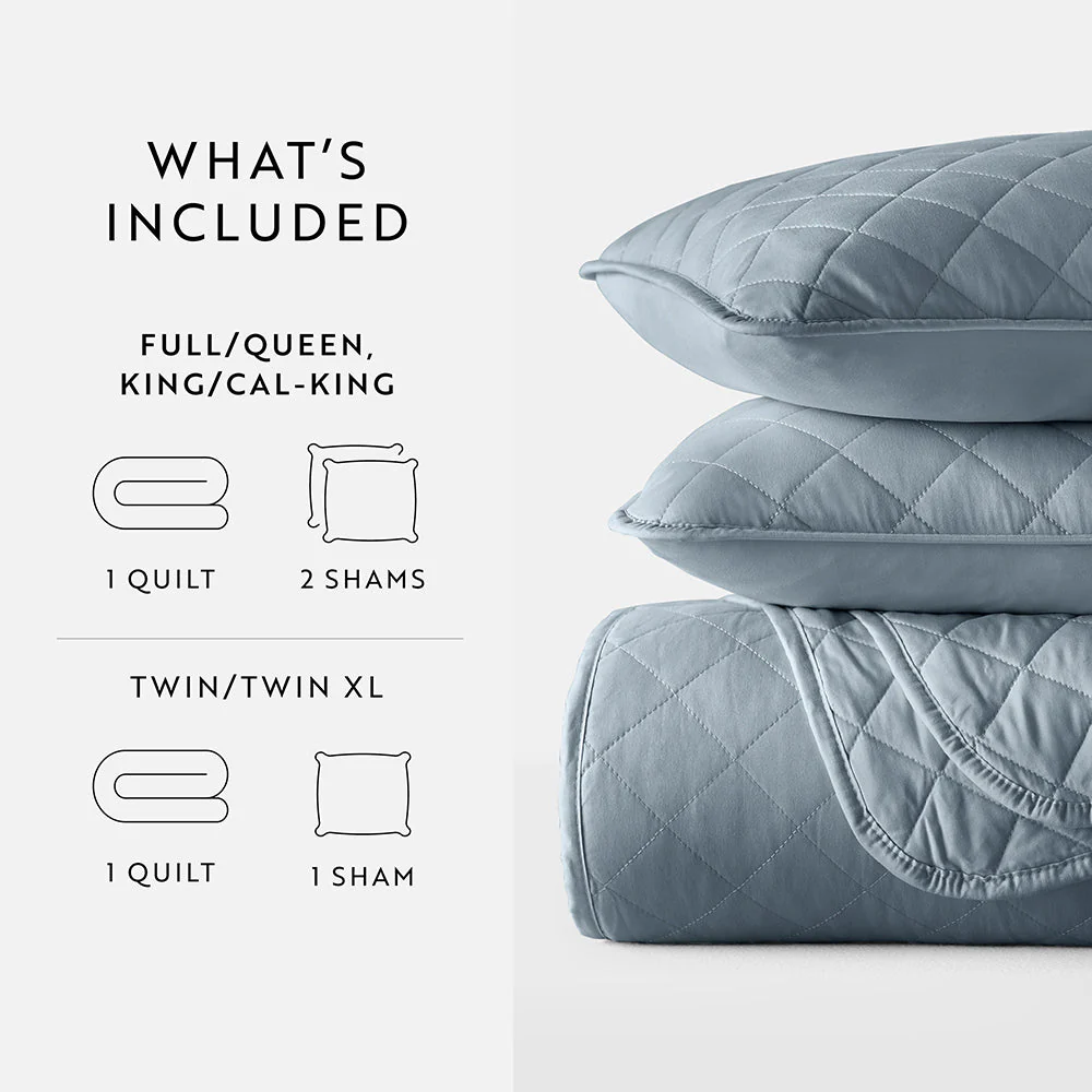 3-Piece Diamond Stitch Quilted Coverlet Set (Sale) - Image 60