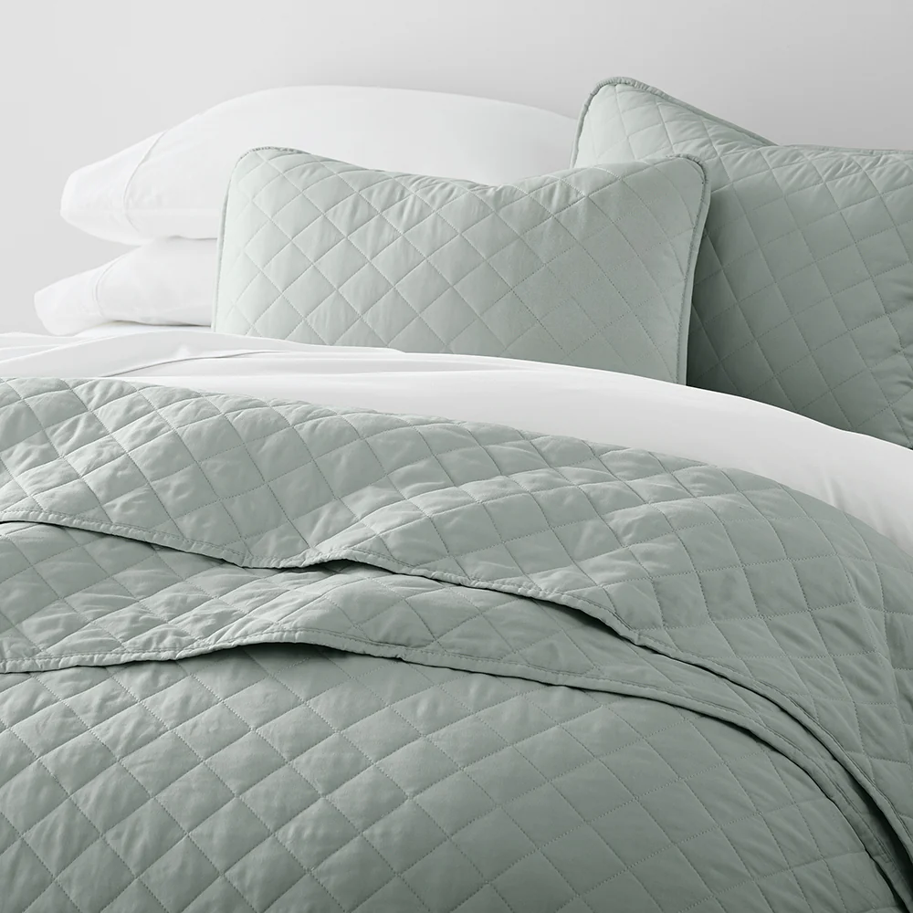 3-Piece Diamond Stitch Quilted Coverlet Set - Image 29