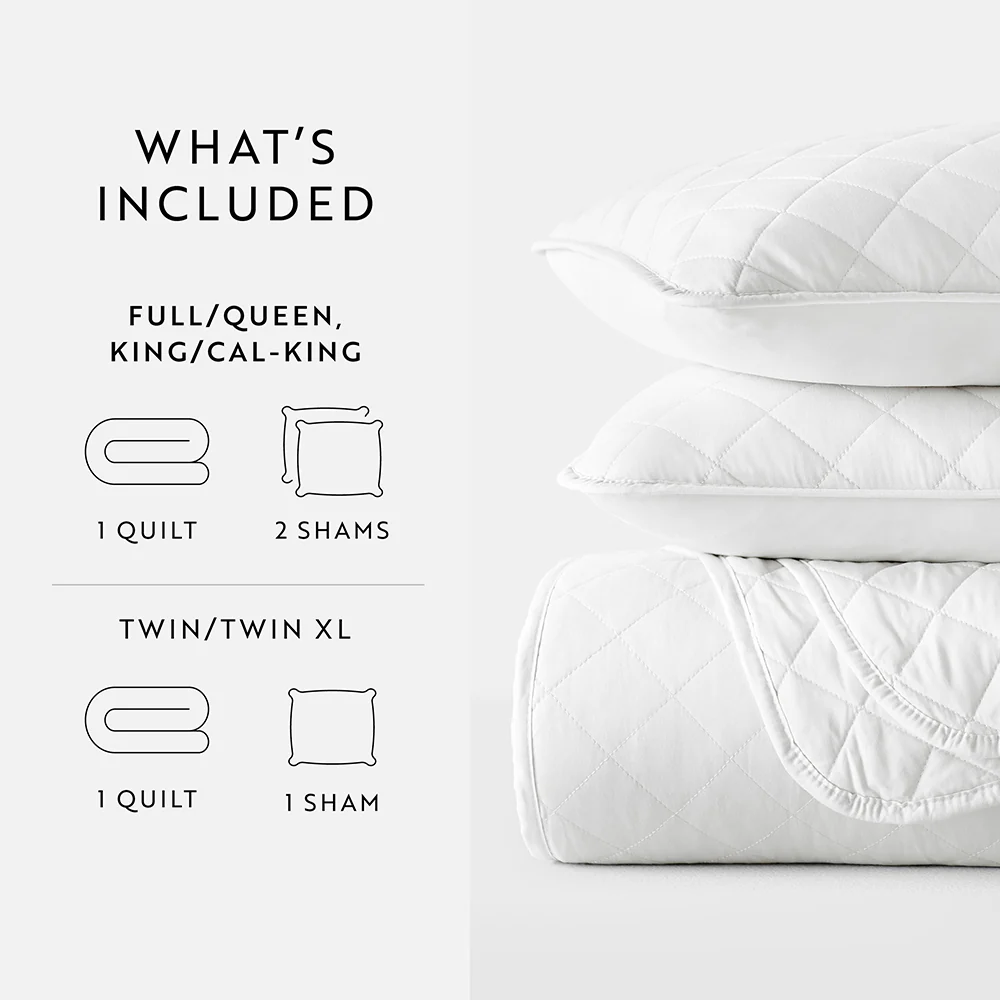3-Piece Diamond Stitch Quilted Coverlet Set - Image 61
