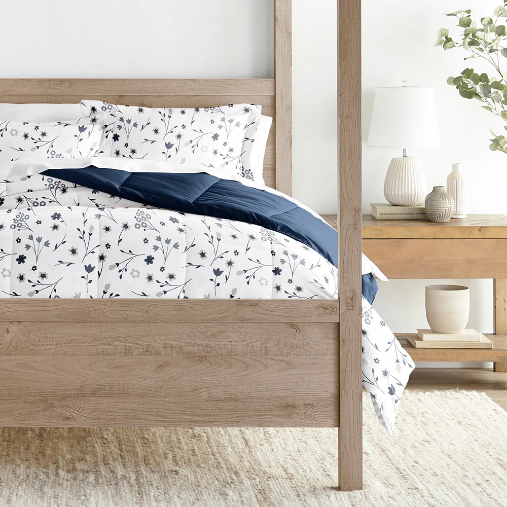 Forget Me Not Reversible Down-Alternative Comforter Set - Image 5