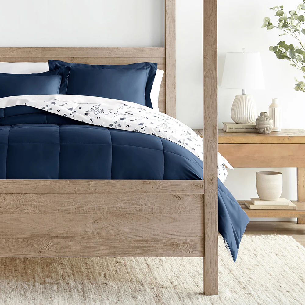 Forget Me Not Reversible Down-Alternative Comforter Set - Image 6
