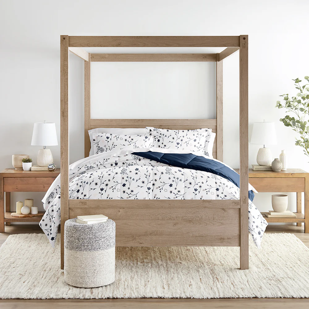 Forget Me Not Reversible Down-Alternative Comforter Set - Image 7