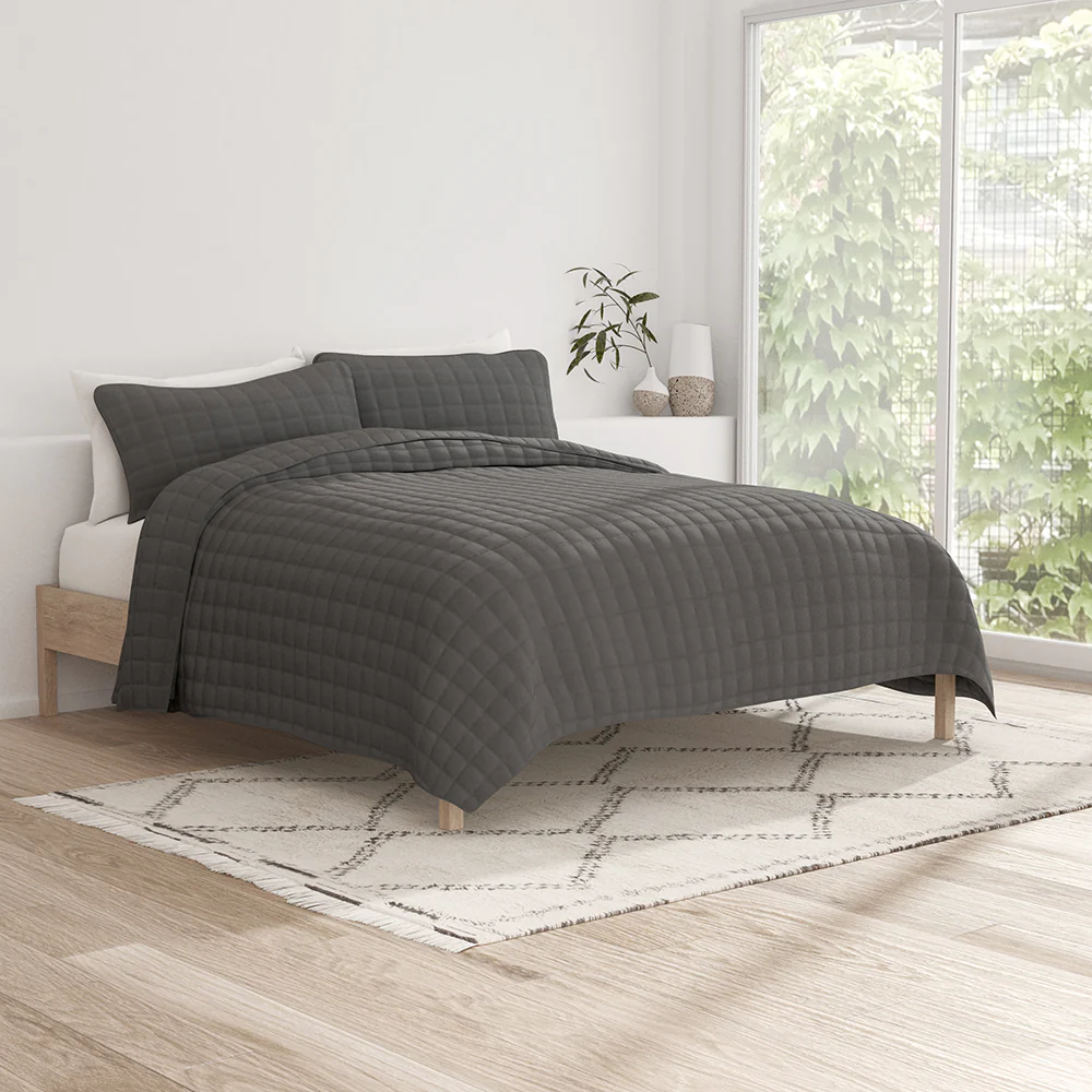 3-Piece Square Quilted Coverlet Set - Image 12