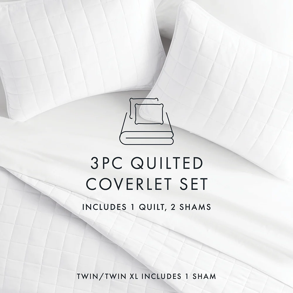 3-Piece Square Quilted Coverlet Set - Image 22