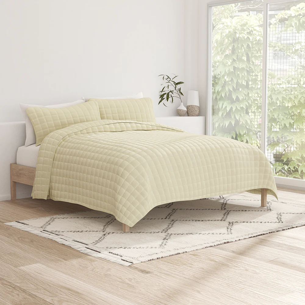 3-Piece Square Quilted Coverlet Set - Image 7