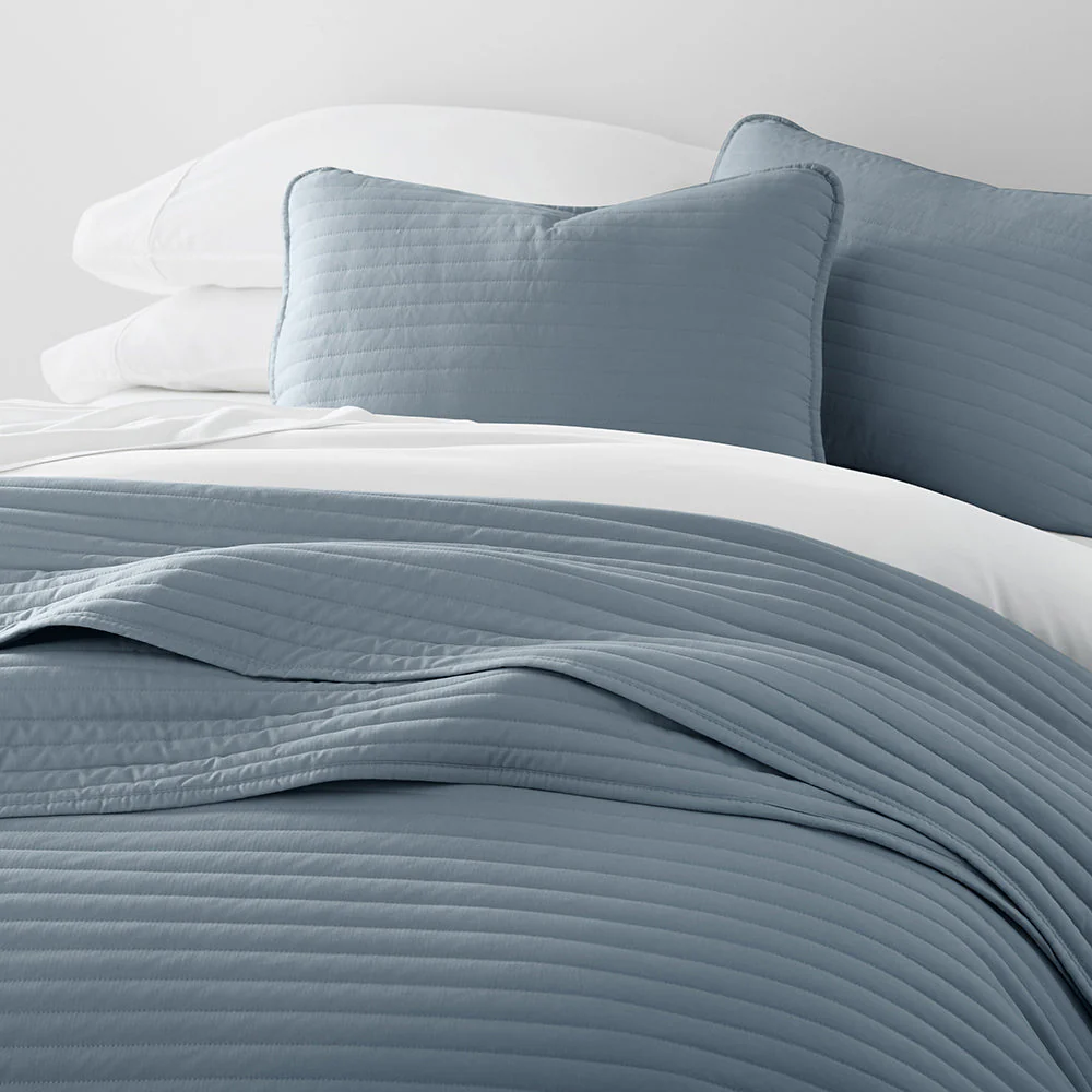 3-Piece Stripe Stitch Quilted Coverlet Set (Sale) - Image 25