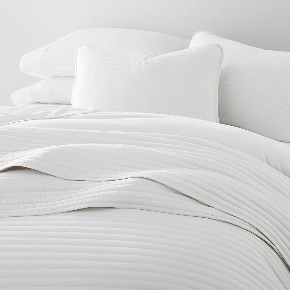 3-Piece Stripe Stitch Quilted Coverlet Set (Sale) - Image 28