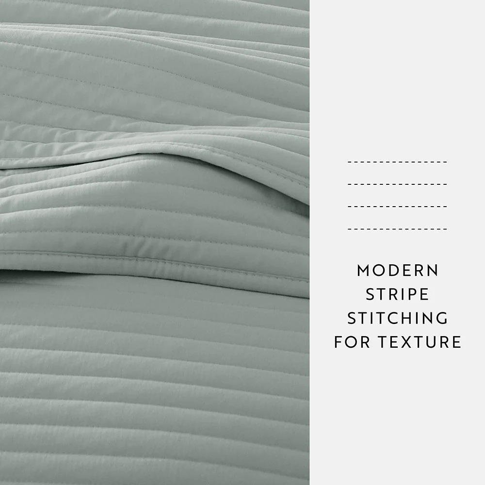 3-Piece Stripe Stitch Quilted Coverlet Set (Sale) - Image 54