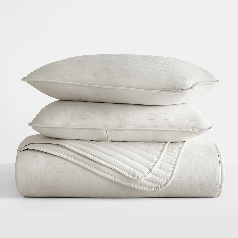 3-Piece Stripe Stitch Quilted Coverlet Set - Image 37