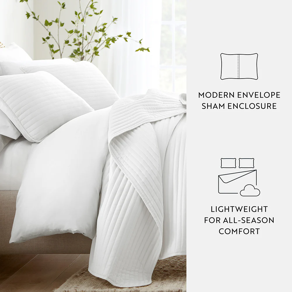 3-Piece Stripe Stitch Quilted Coverlet Set - Image 46