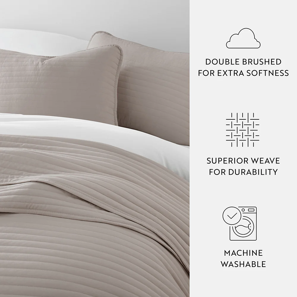 3-Piece Stripe Stitch Quilted Coverlet Set - Image 50