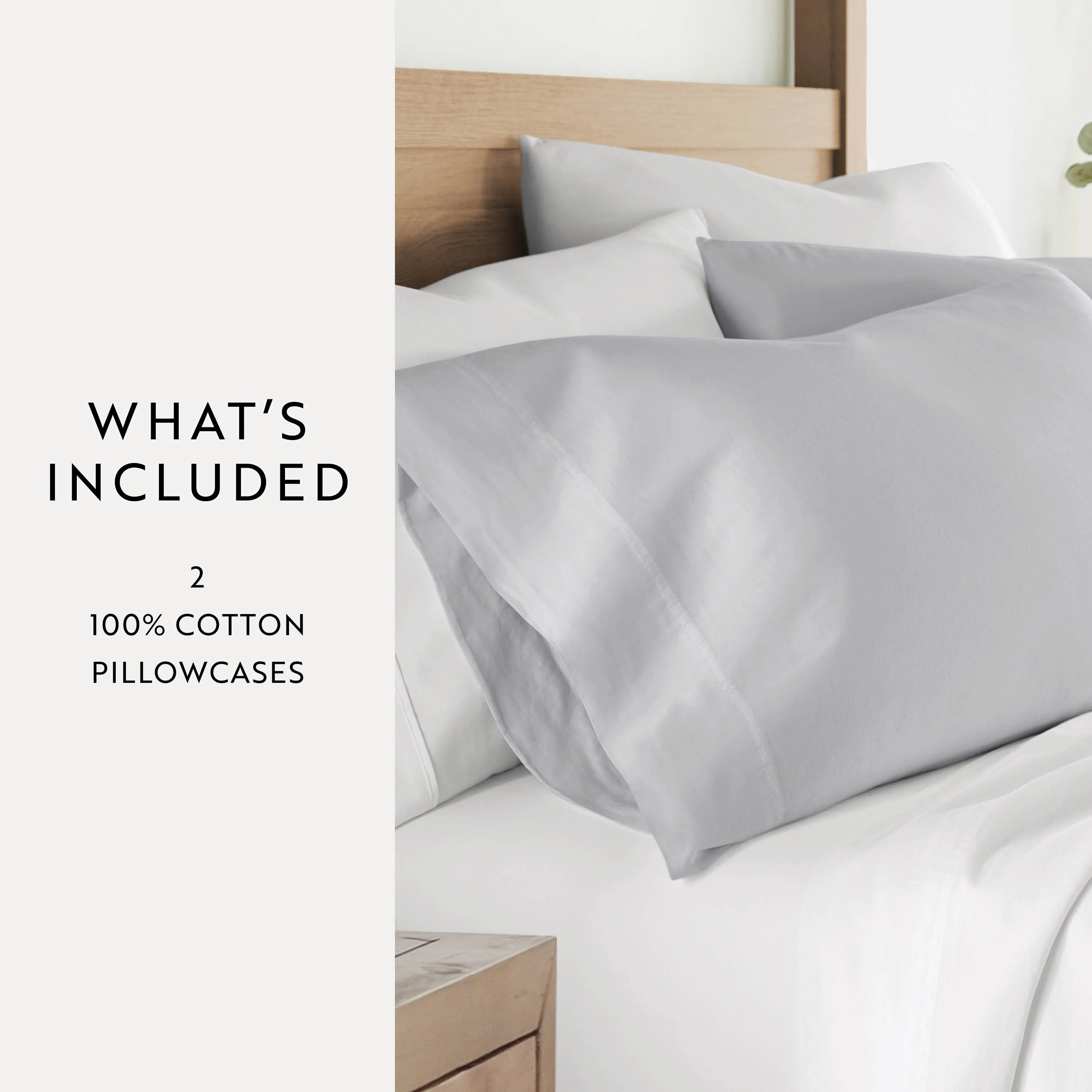 100% Cotton Long-Staple Pillowcase Set - Image 15