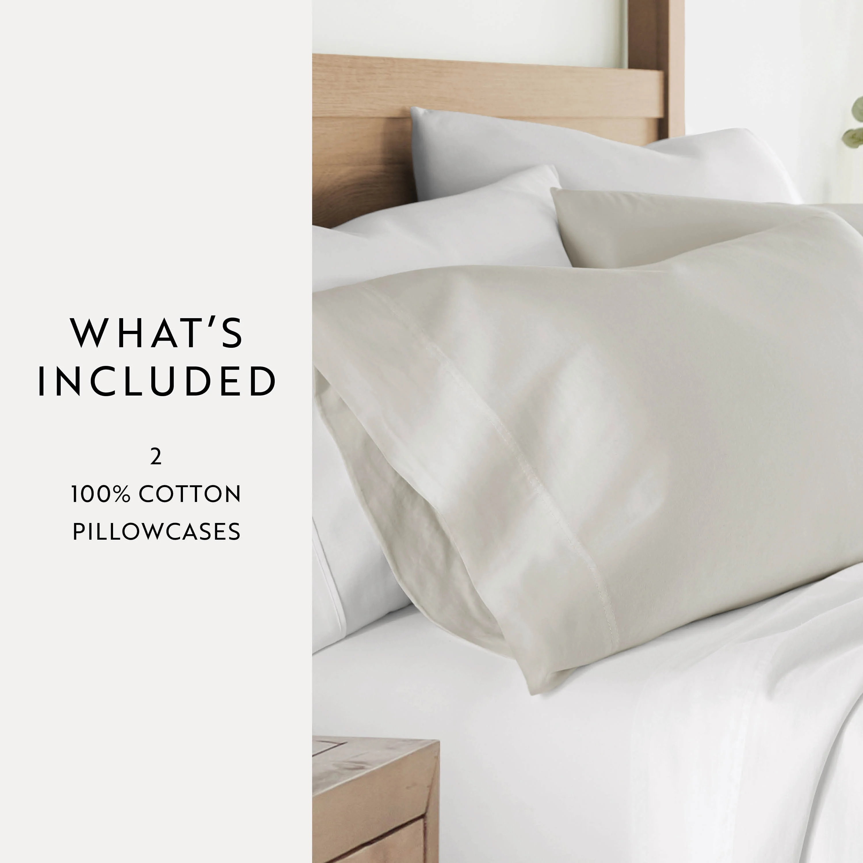 100% Cotton Long-Staple Pillowcase Set - Image 16
