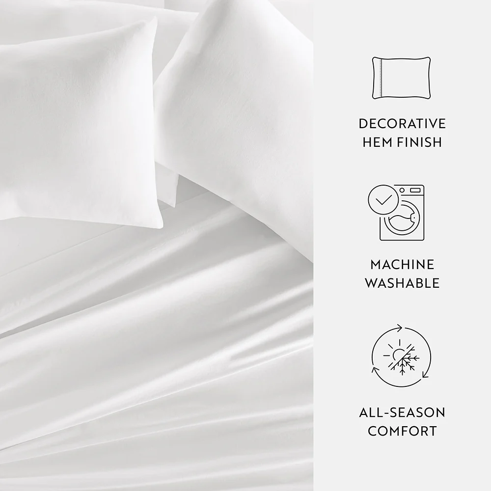100% Cotton Long-Staple Pillowcase Set - Image 24