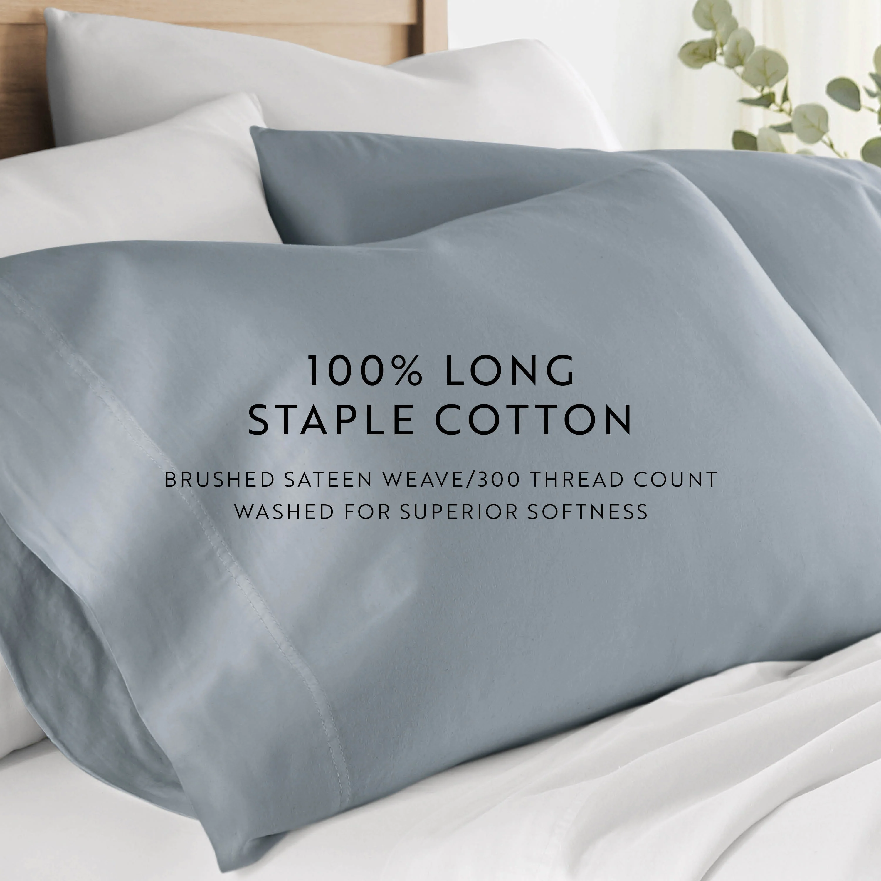 100% Cotton Long-Staple Pillowcase Set - Image 25
